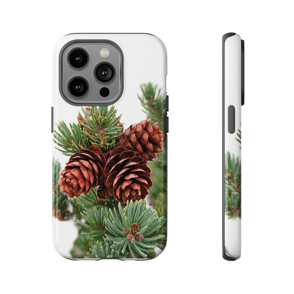 Pinecone Tough Phone Case — Protective Botanical Phone Cover