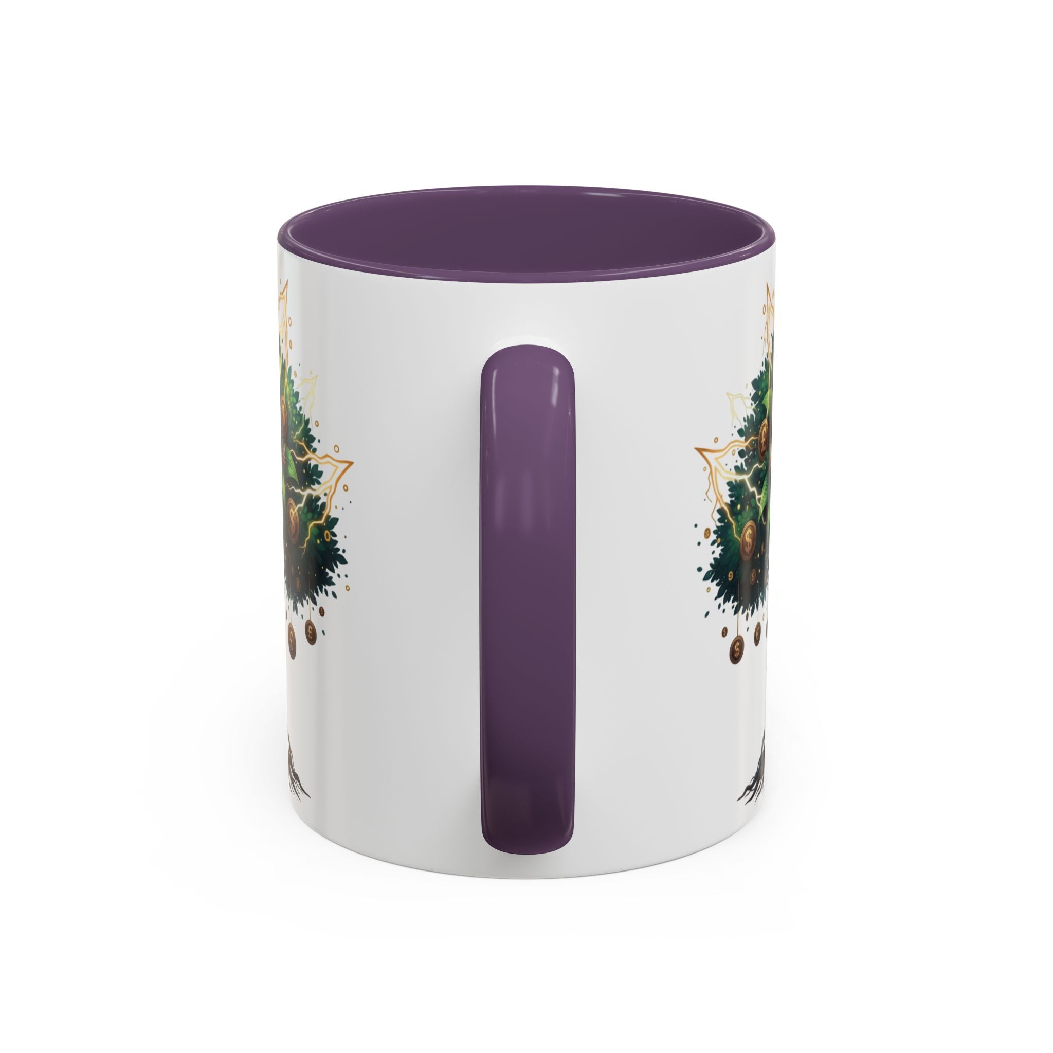 Accent Mug — Money Flows to Me Tree of Abundance Coffee Cup (11/15oz)