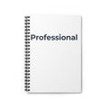 Professional Spiral Notebook — Ruled Journal for Work & Meetings