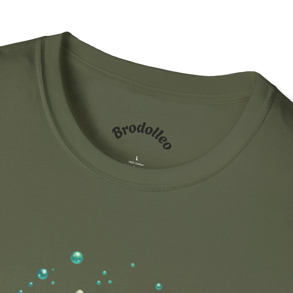 Fantasy Forest Mask T-Shirt — Woodland Creature Tee with Mushroom Crown