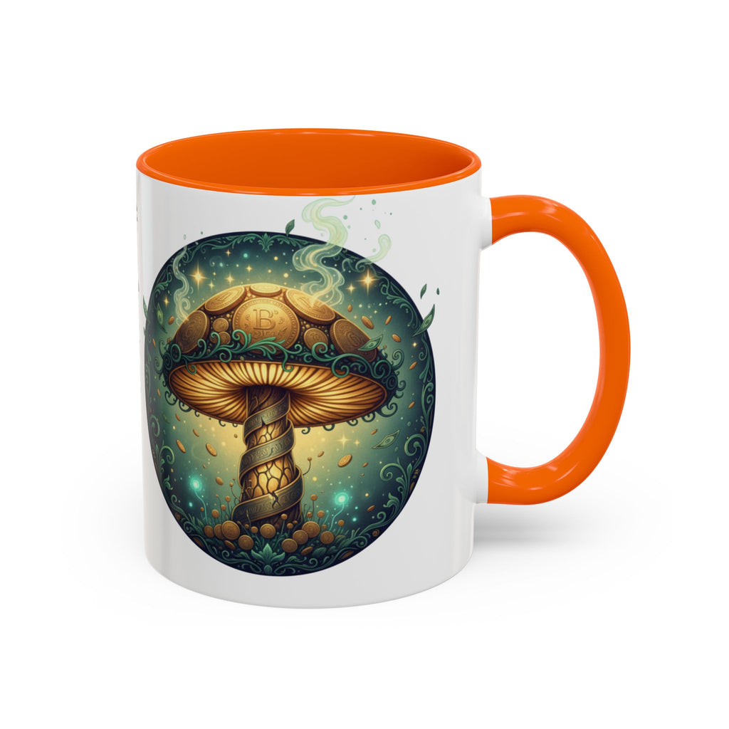 Mushroom Alchemy Coffee Mug — "Money flows to me freely, given, and in abundance" (11/15oz)