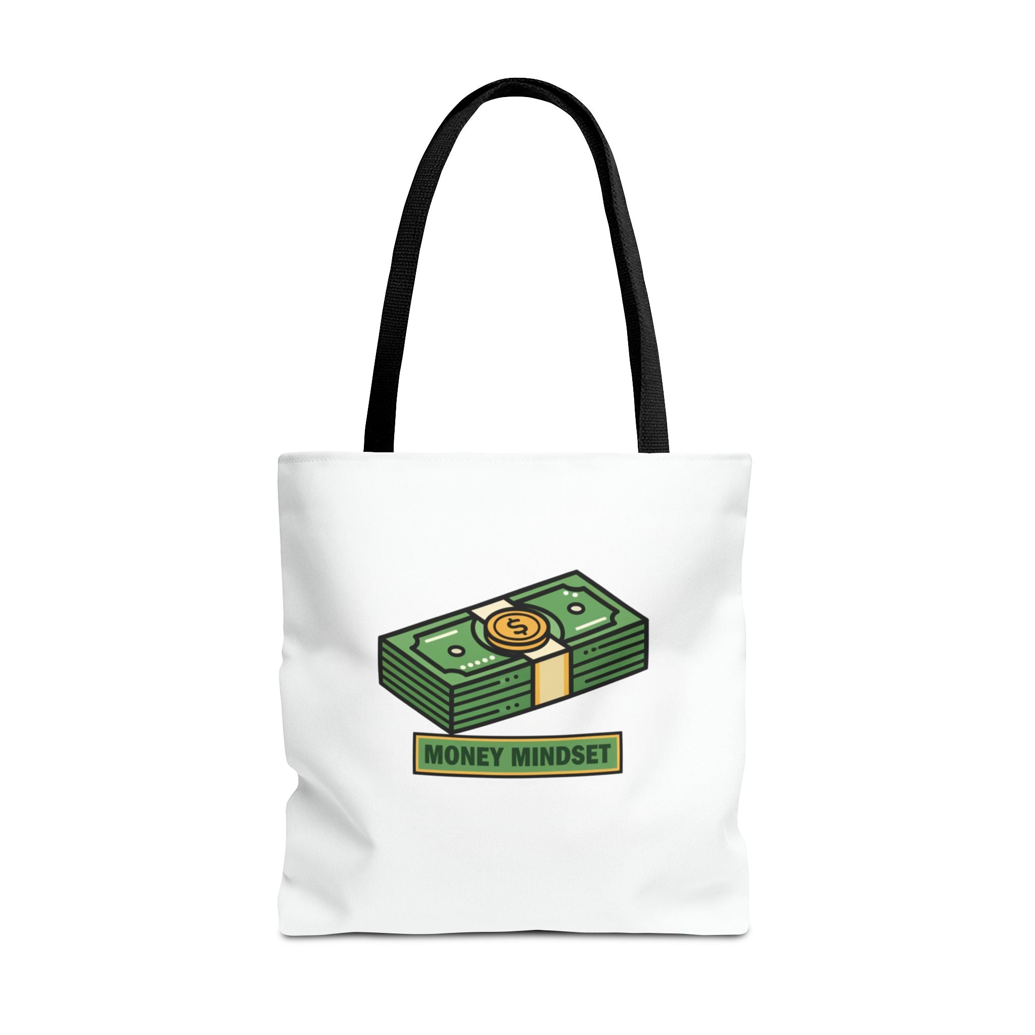 Money Mindset Tote Bag — Cash Stack Graphic Eco Shopper