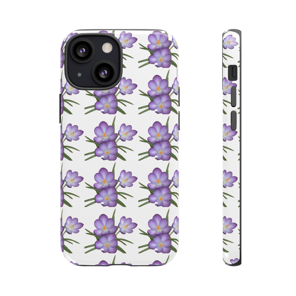 Tough Case — Purple Floral Phone Case