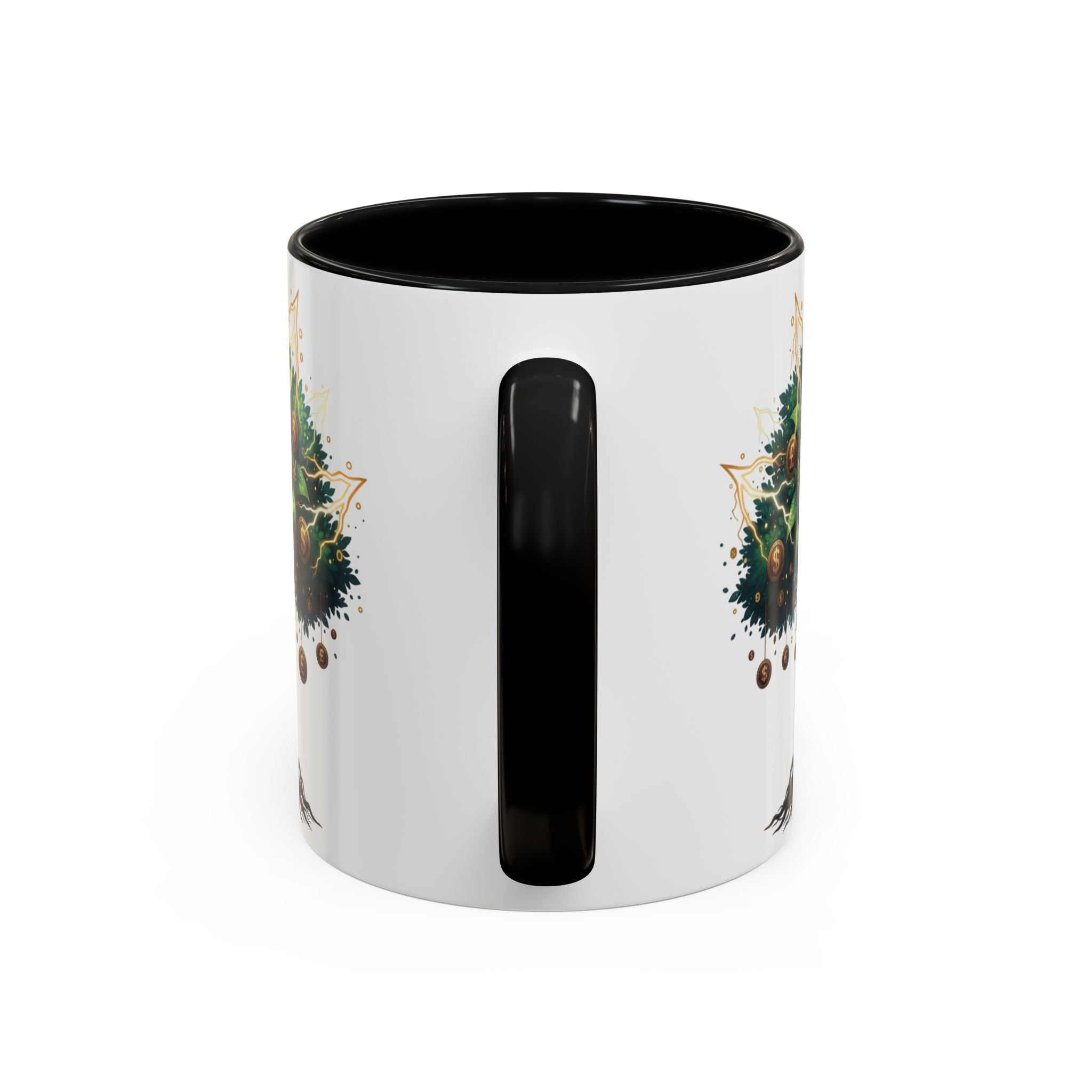 Accent Mug — Money Flows to Me Tree of Abundance Coffee Cup (11/15oz)