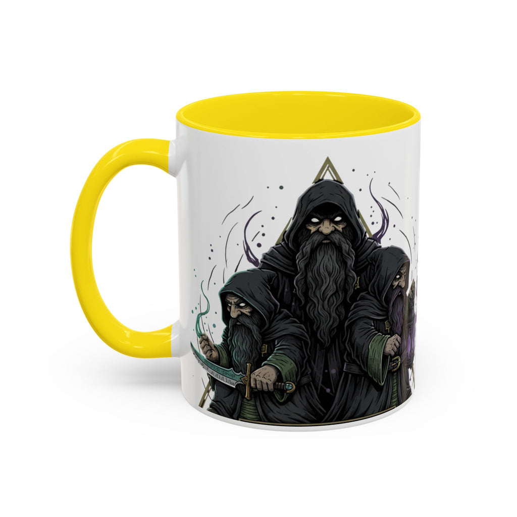 Grim Sorcerer Accent Coffee Mug – Witchy Wizard Magic 11/15oz