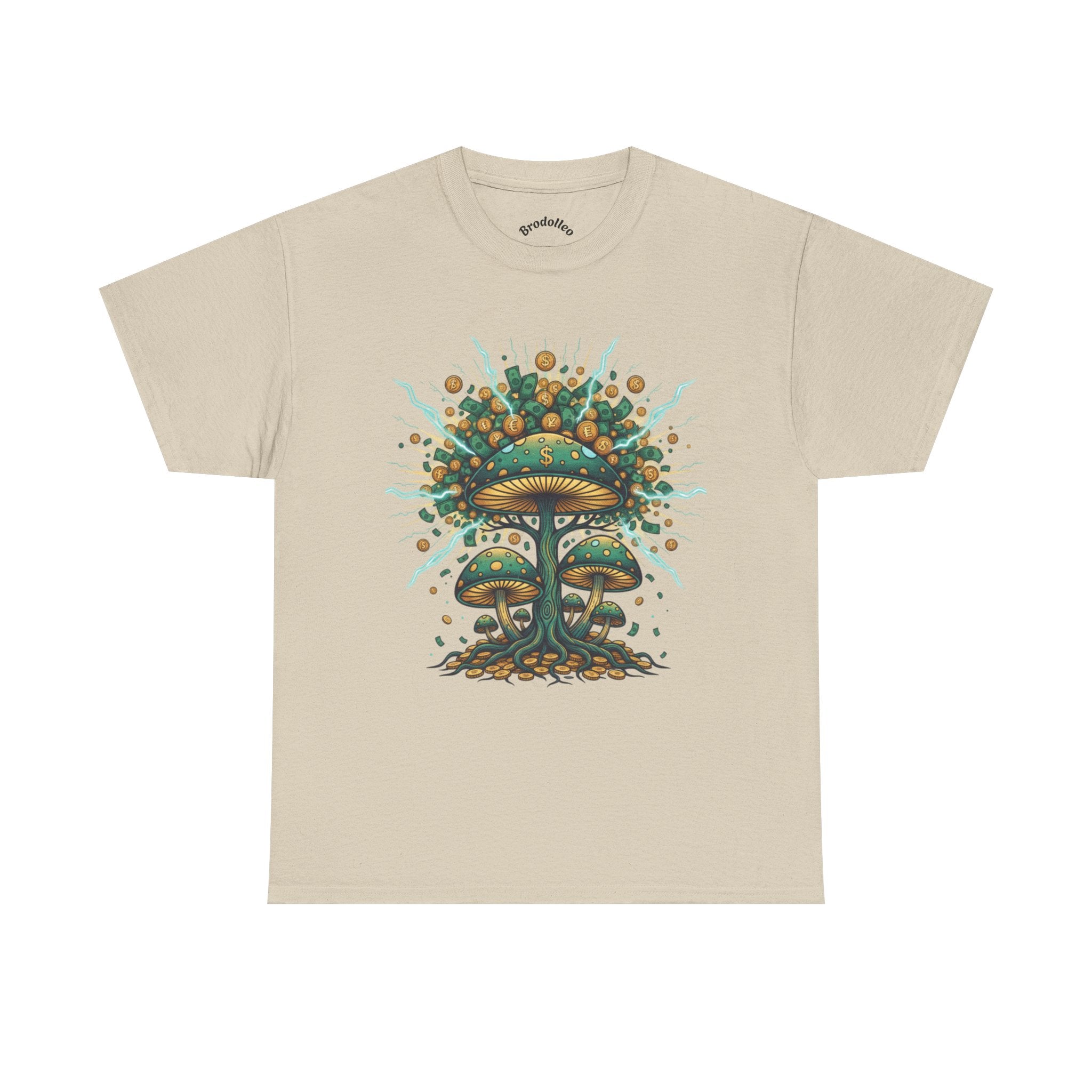 Mushroom Tree Graphic Tee — Psychedelic Nature Art T-Shirt