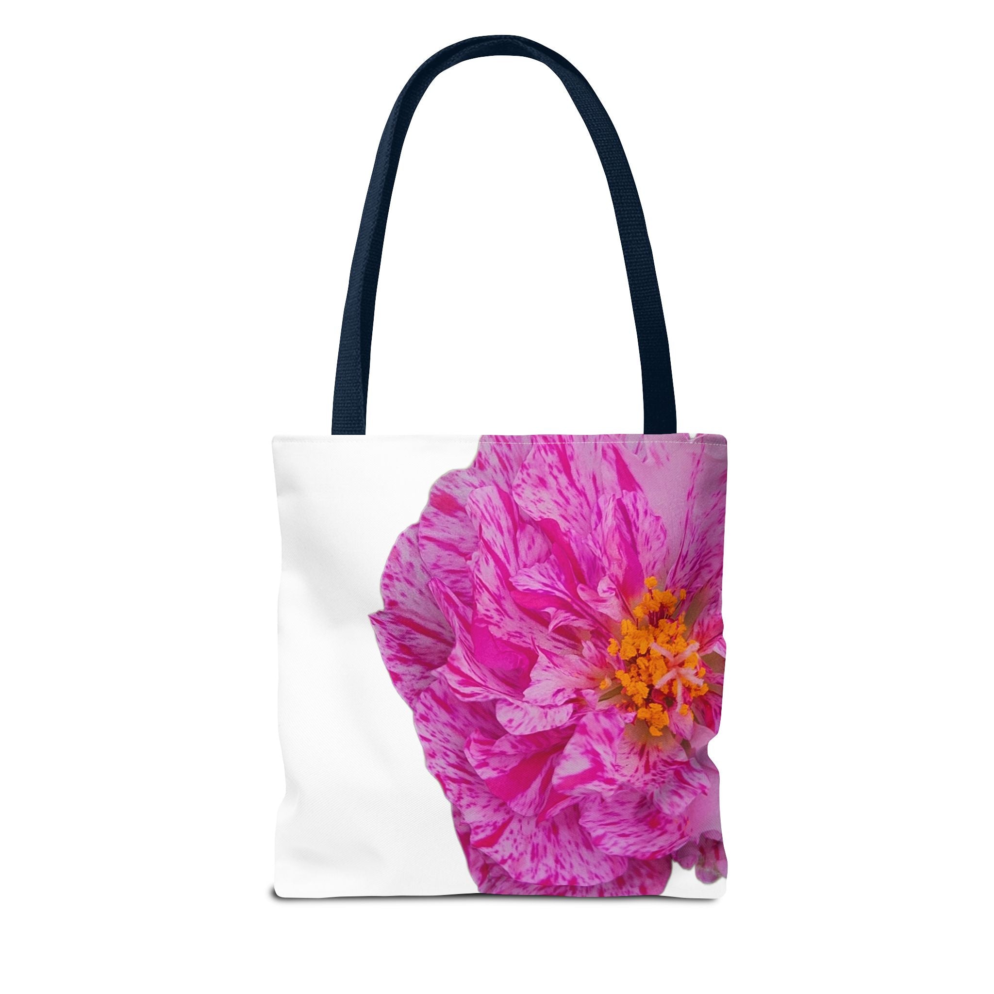 Pink Peony Floral Tote Bag — Bright Bloom All-Over Print