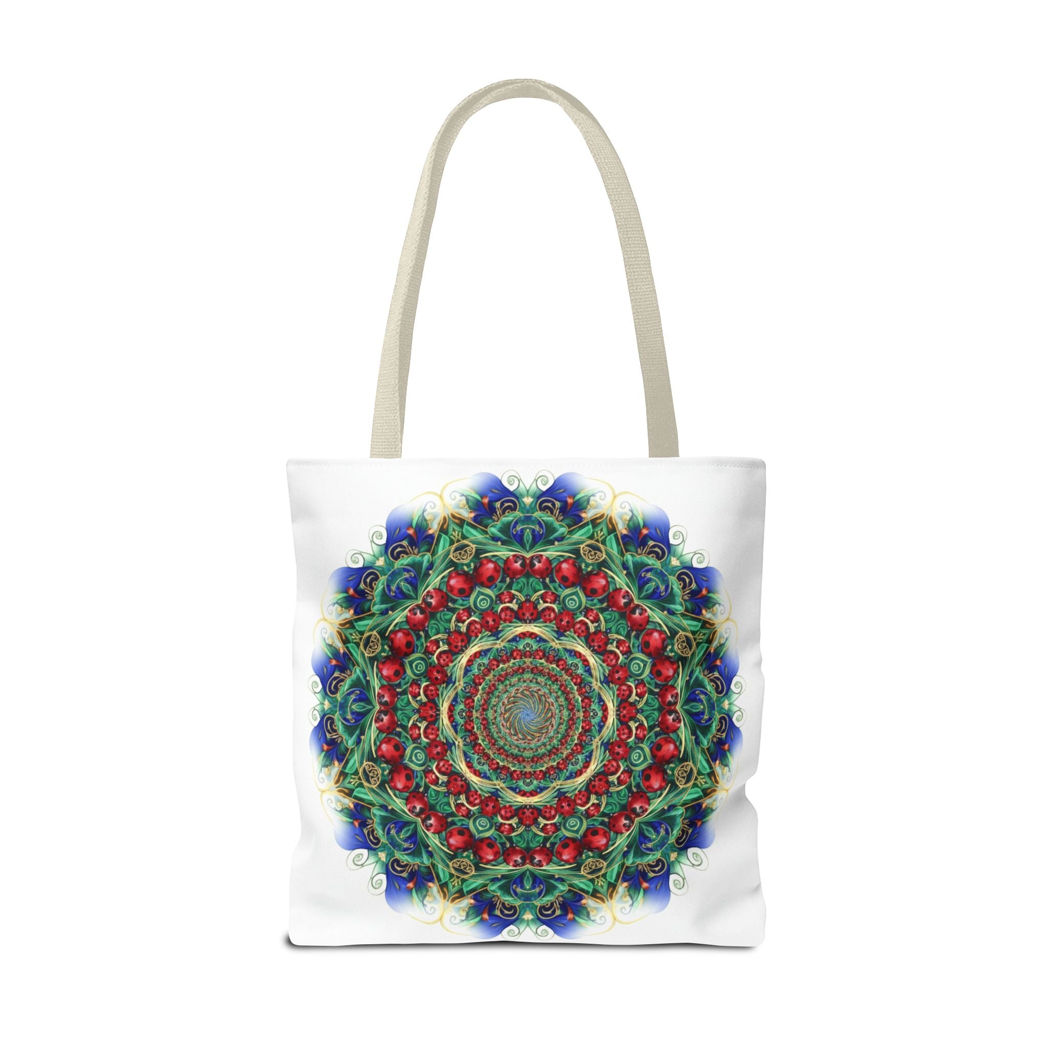 Bohemian Kaleidoscope Tote Bag — Colorful Mandala AOP Beach & Market Tote