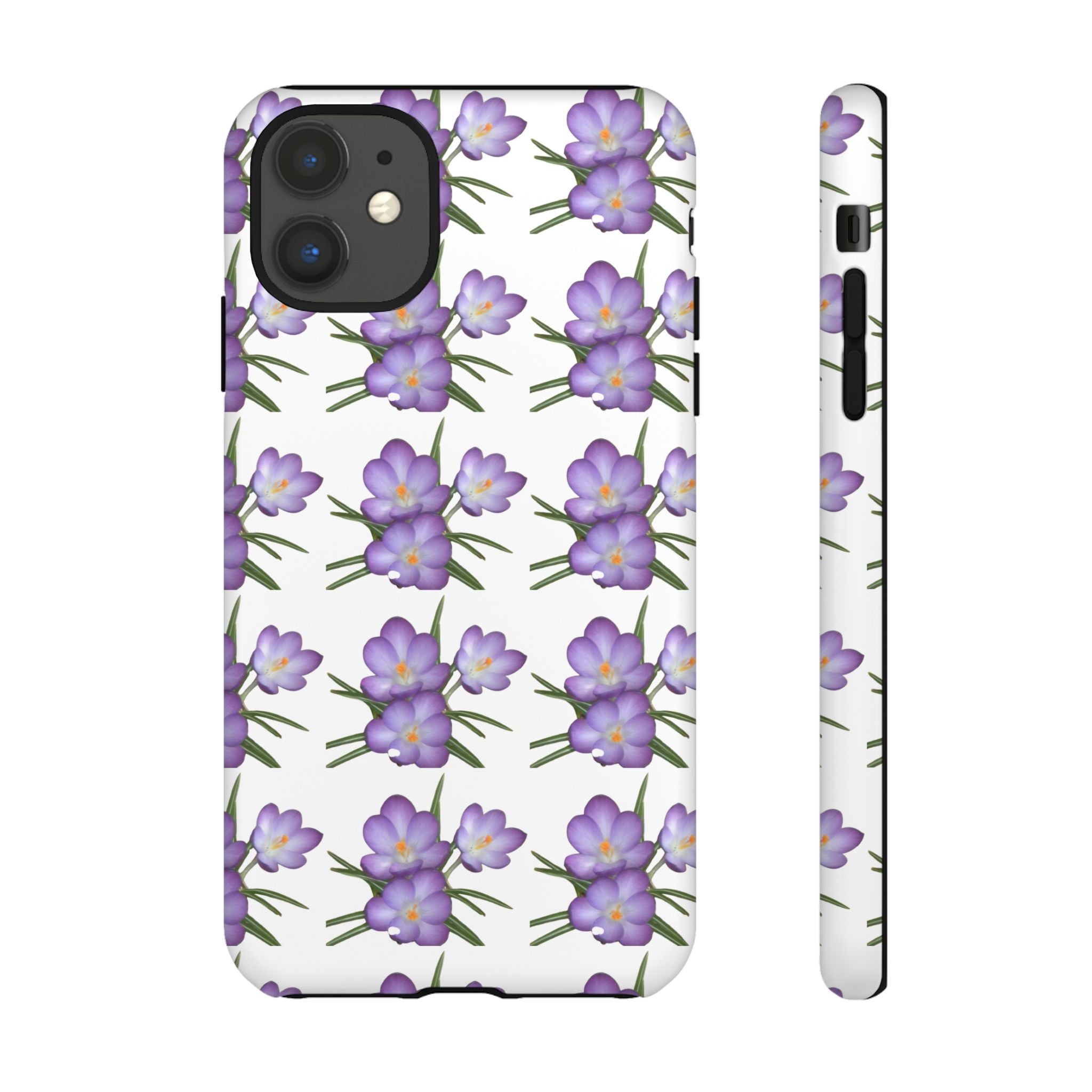 Tough Case — Purple Floral Phone Case