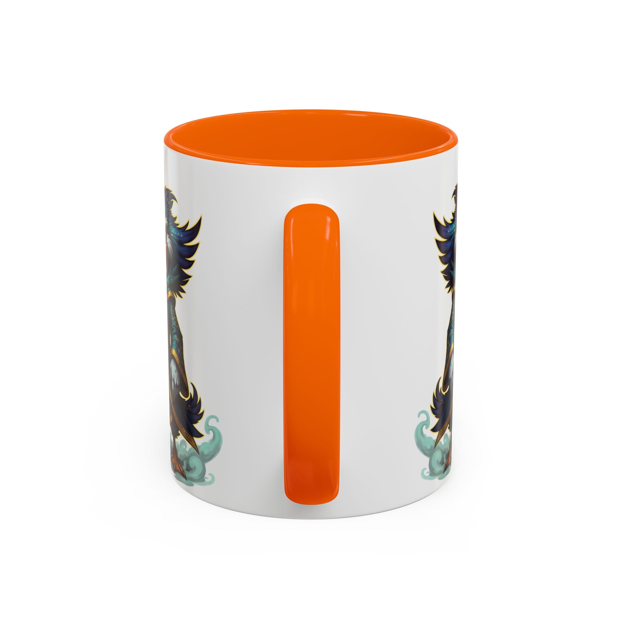 Mage Duck Coffee Mug — Fantasy Wizard Duck Illustration Accent Mug (11/15oz)