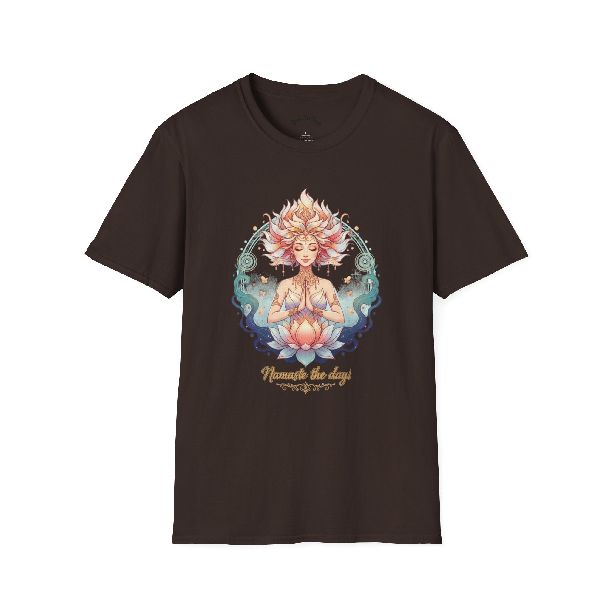 Meditation Lotus T-Shirt — Namaste the Day Yoga Tee