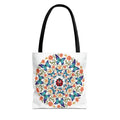 Butterfly & Ladybug Floral Tote Bag – Boho Mandala AOP Beach & Market Bag