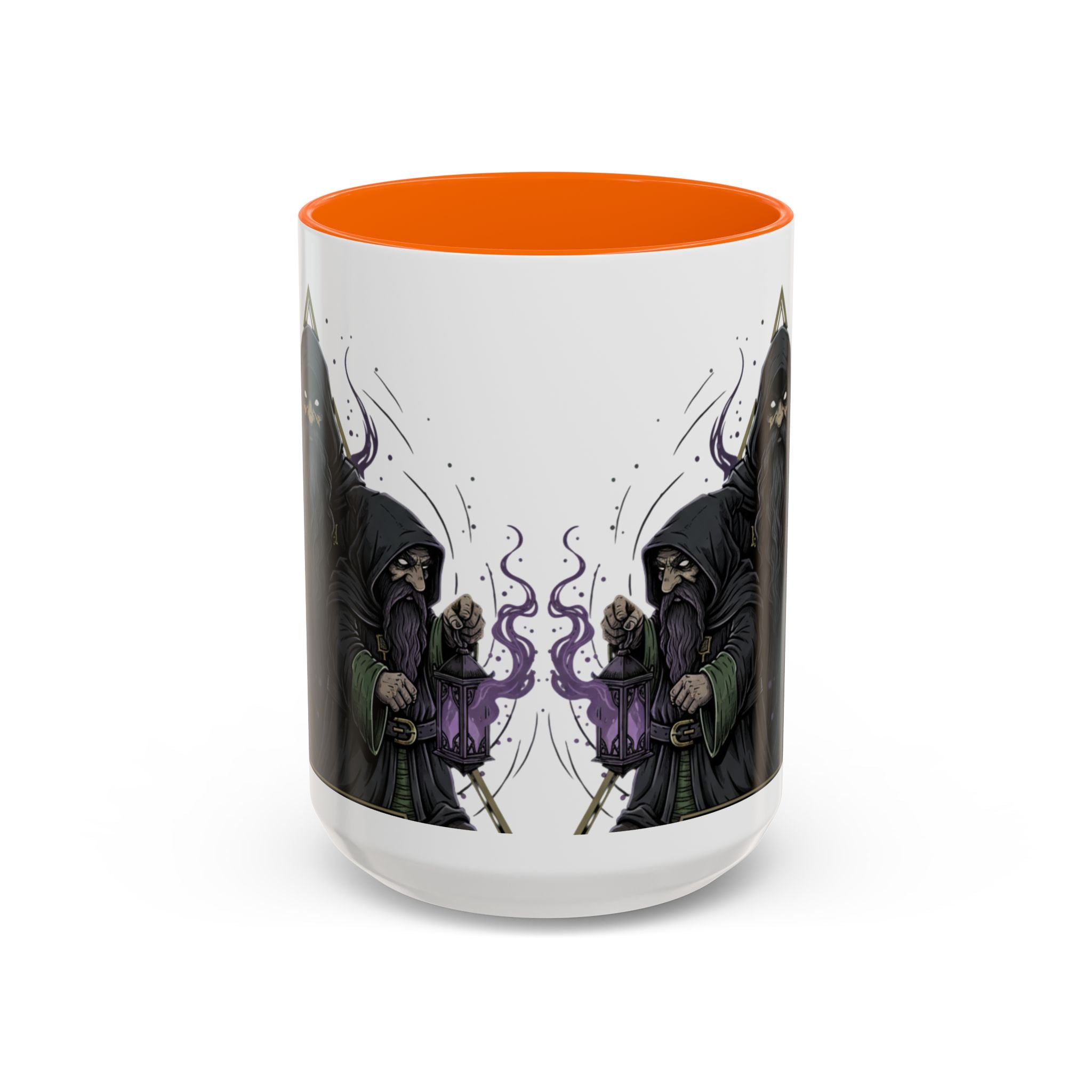 Grim Sorcerer Accent Coffee Mug – Witchy Wizard Magic 11/15oz