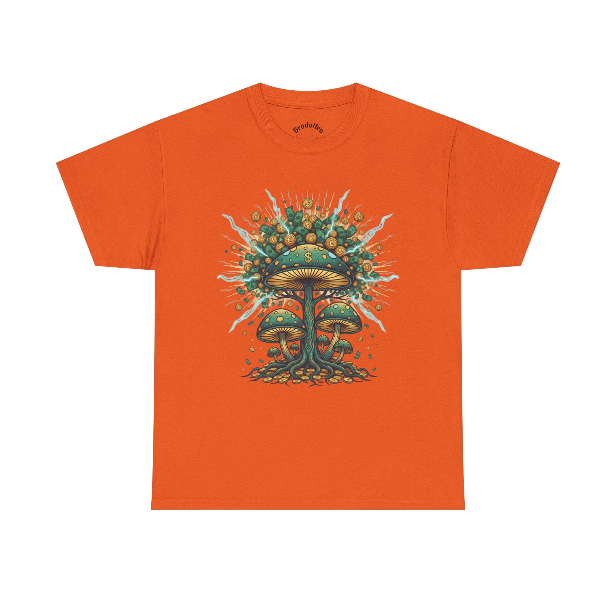 Mushroom Tree Graphic Tee — Psychedelic Nature Art T-Shirt