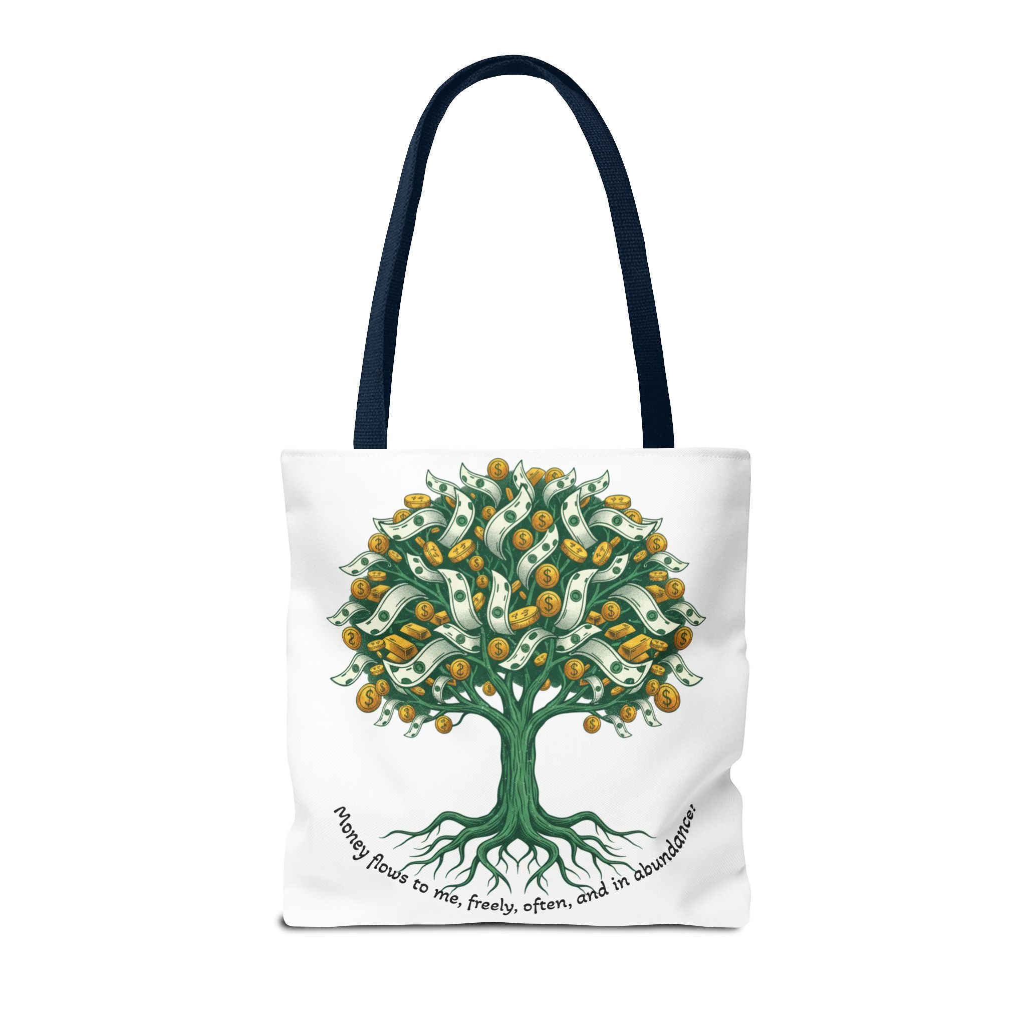 Money Tree Tote Bag — Illustrated Cash Tree Eco Shopper