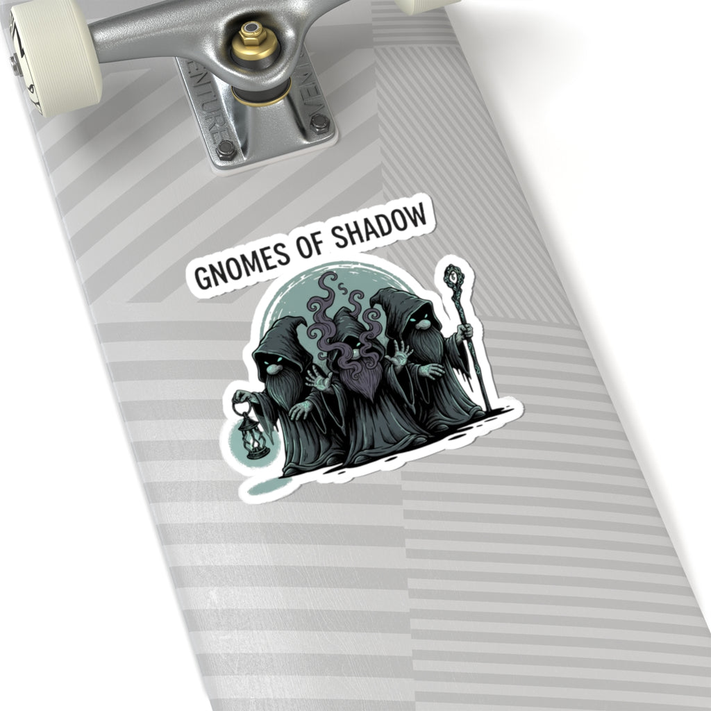Gnomes of Shadow Sticker — Dark Fantasy Kiss-Cut Vinyl Sticker