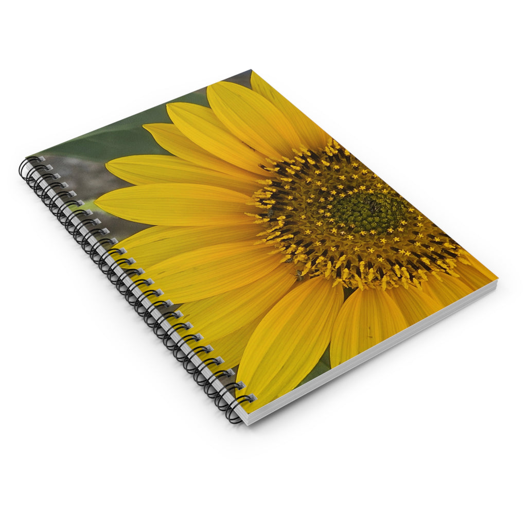 Sunflower Spiral Notebook — Ruled Journal for Notes & School