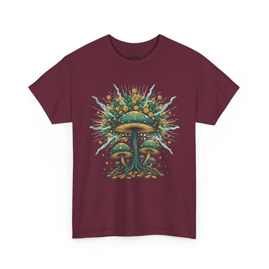 Mushroom Tree Graphic Tee — Psychedelic Nature Art T-Shirt
