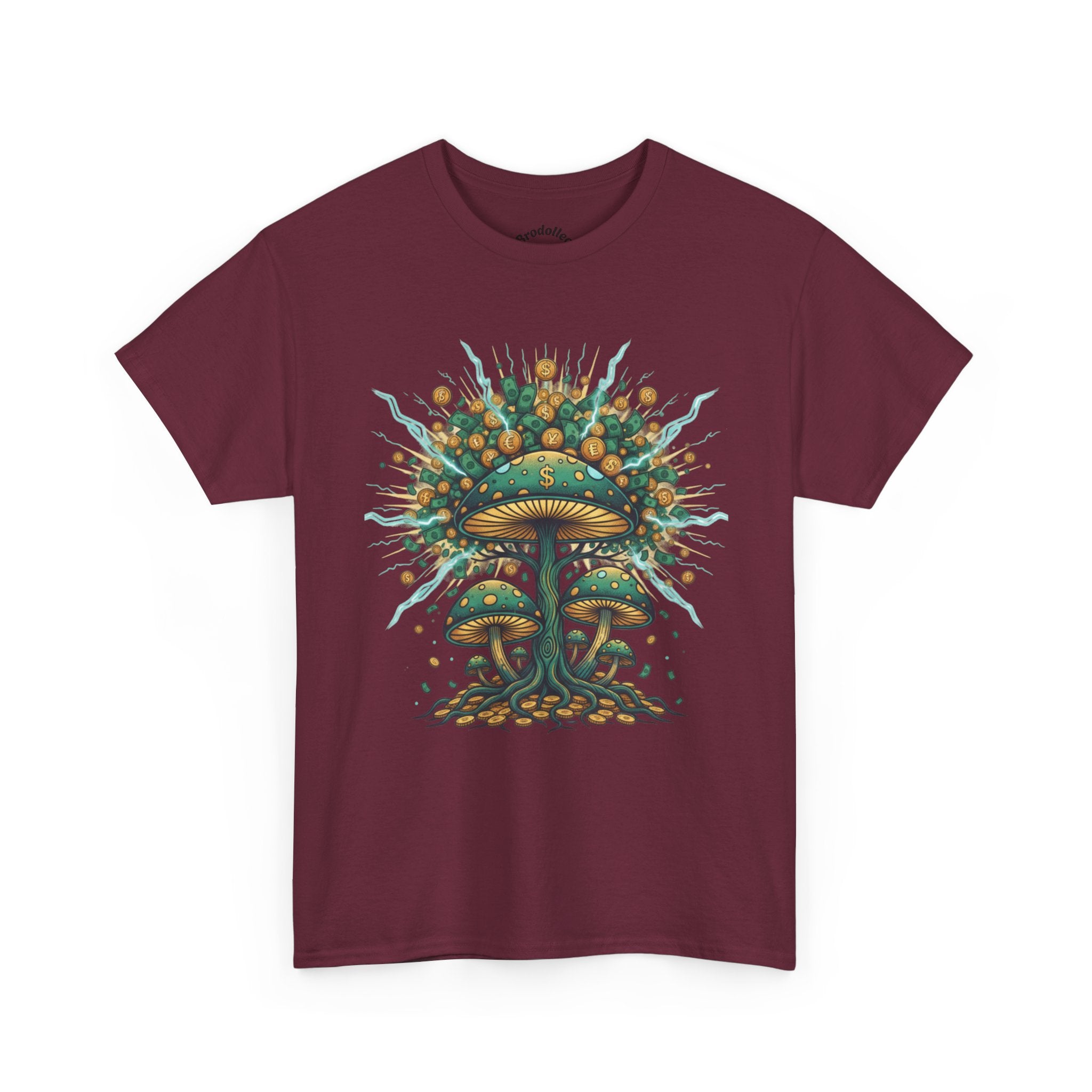 Mushroom Tree Graphic Tee — Psychedelic Nature Art T-Shirt