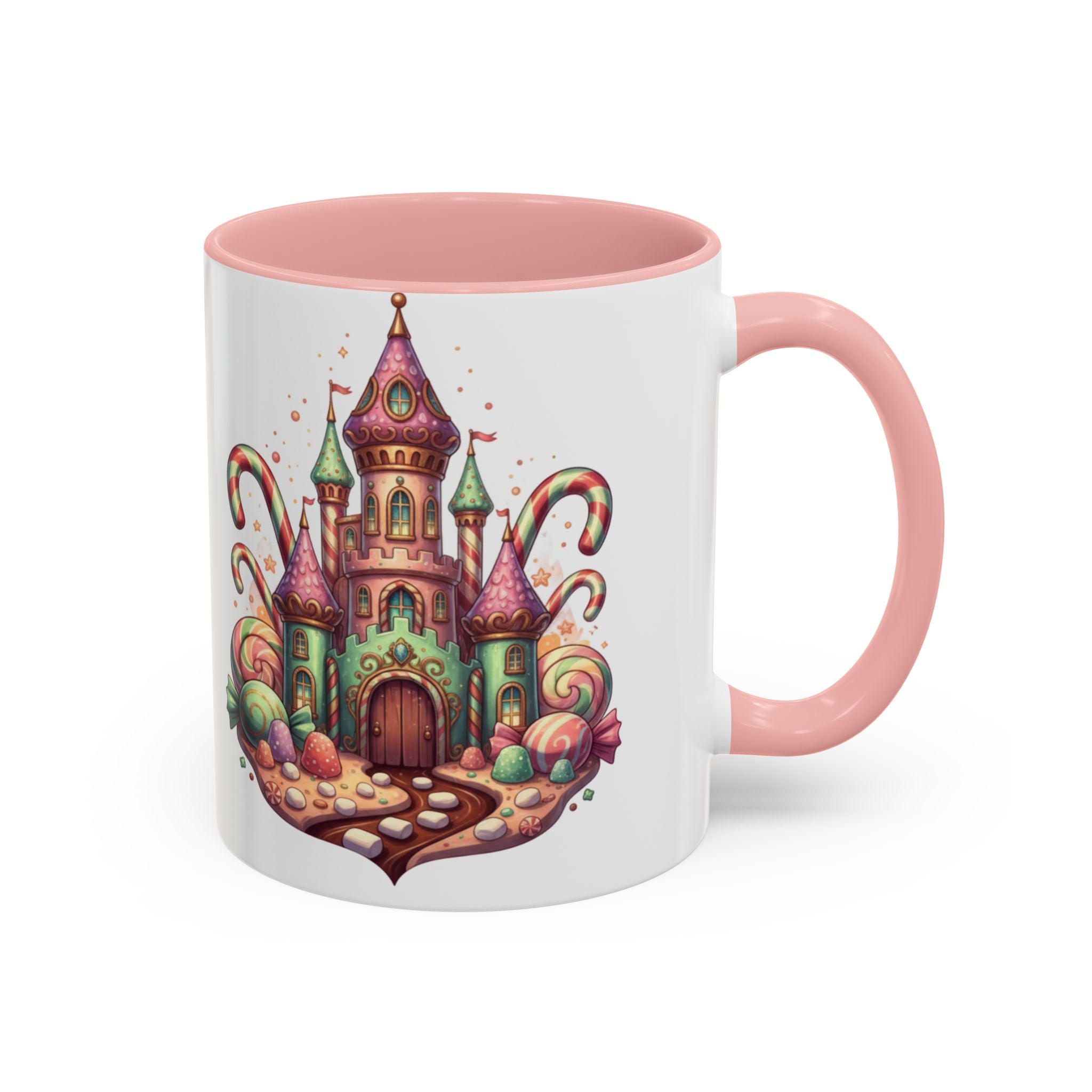 Candy Castle Coffee Mug — Whimsical Sweet Shoppe Accent Mug (11/15 oz)