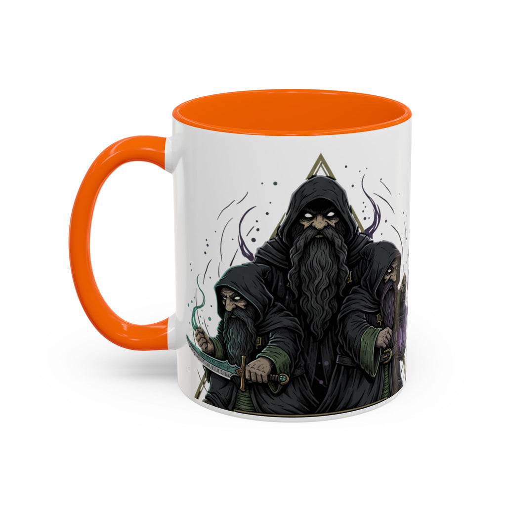 Grim Sorcerer Accent Coffee Mug – Witchy Wizard Magic 11/15oz