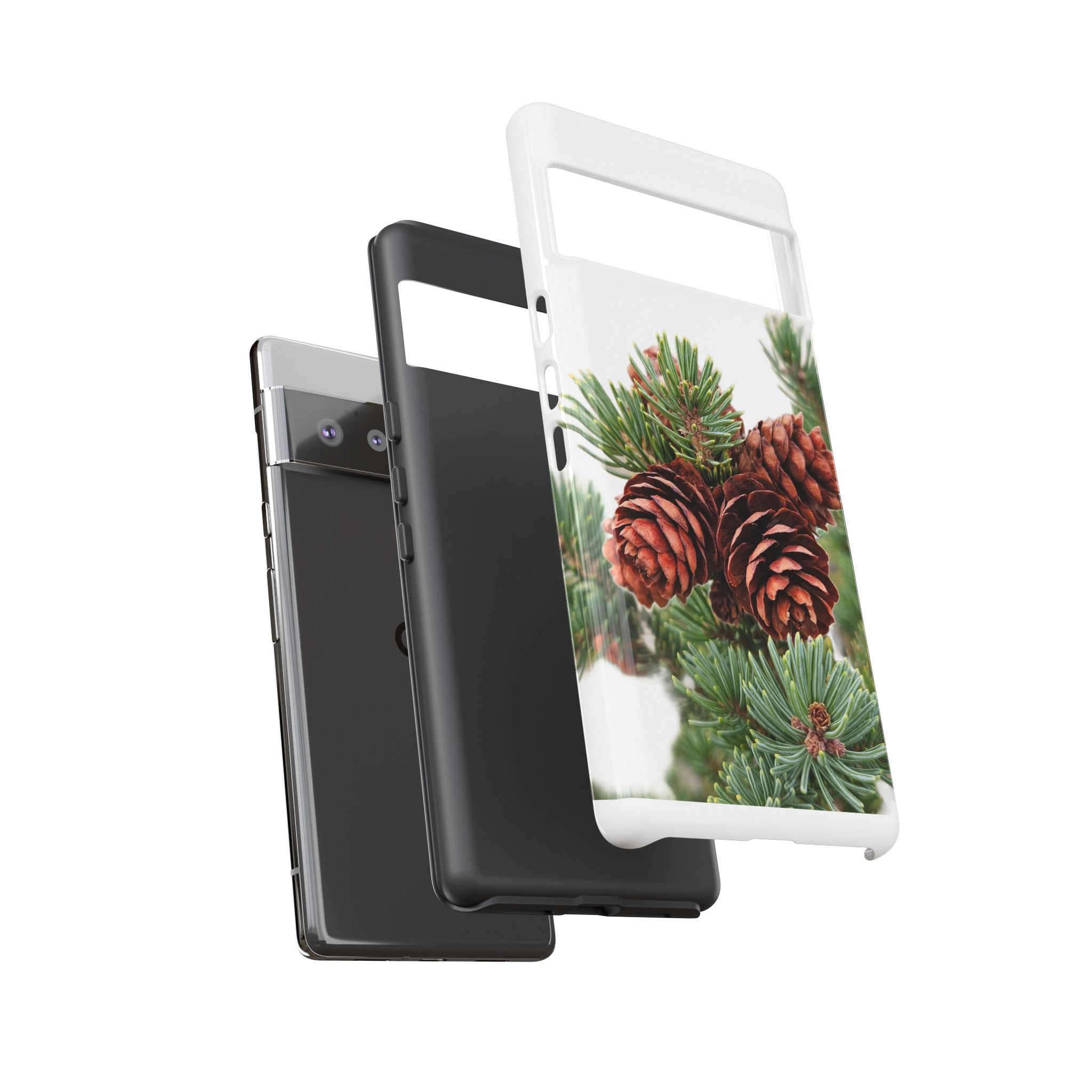 Pinecone Tough Phone Case — Protective Botanical Phone Cover