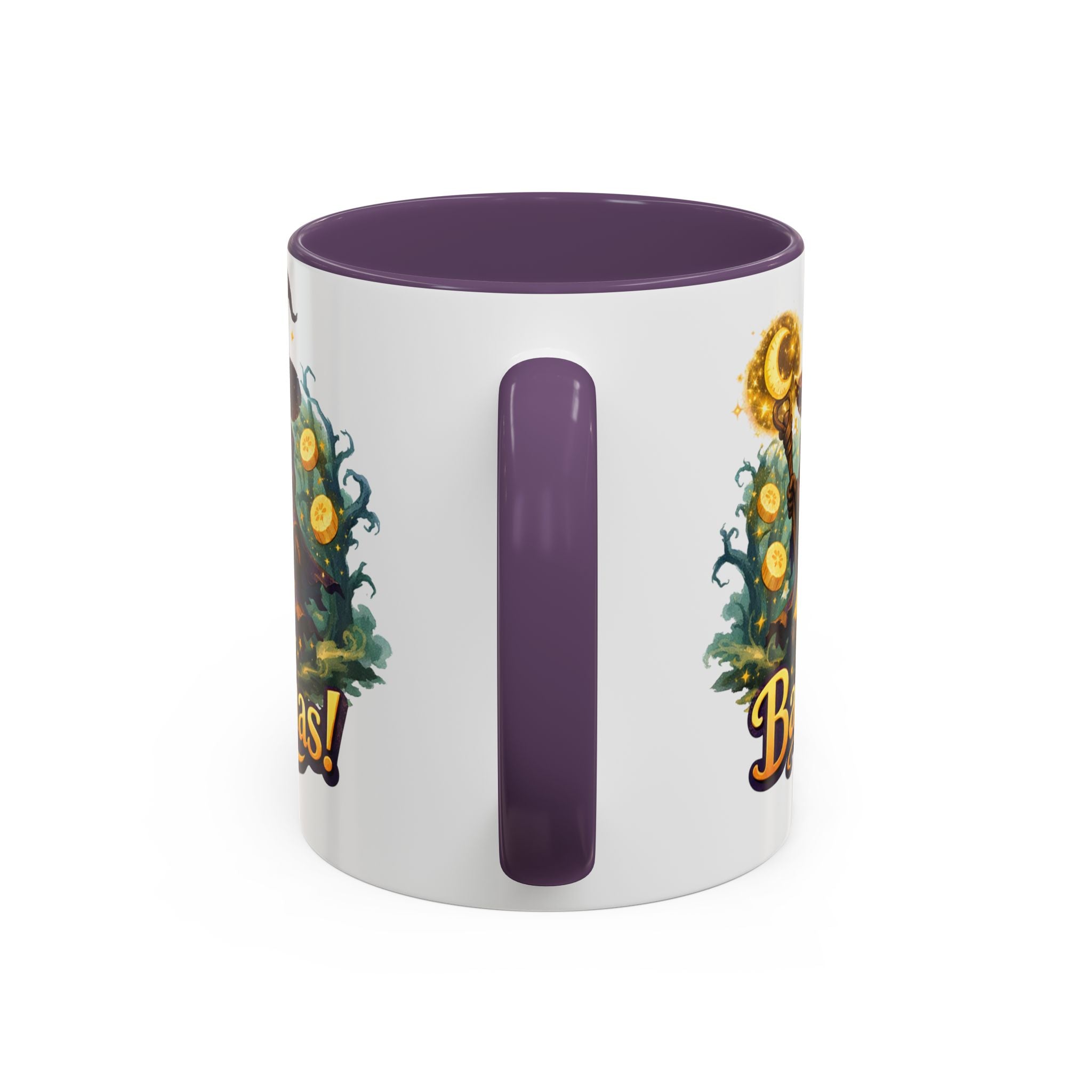 Going Bananas! Witch Banana Accent Coffee Mug — Fun Halloween Coffee Cup (11/15oz)