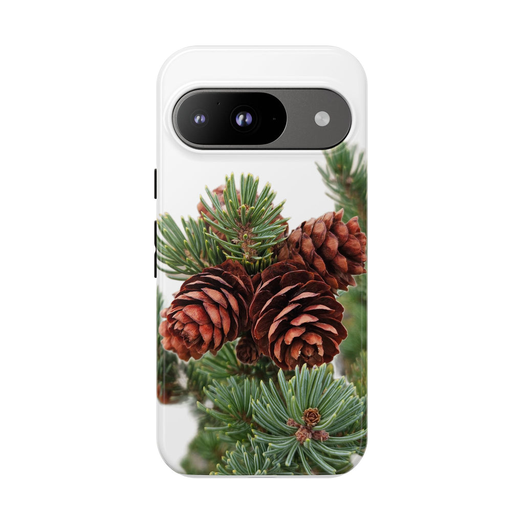 Pinecone Tough Phone Case — Protective Botanical Phone Cover