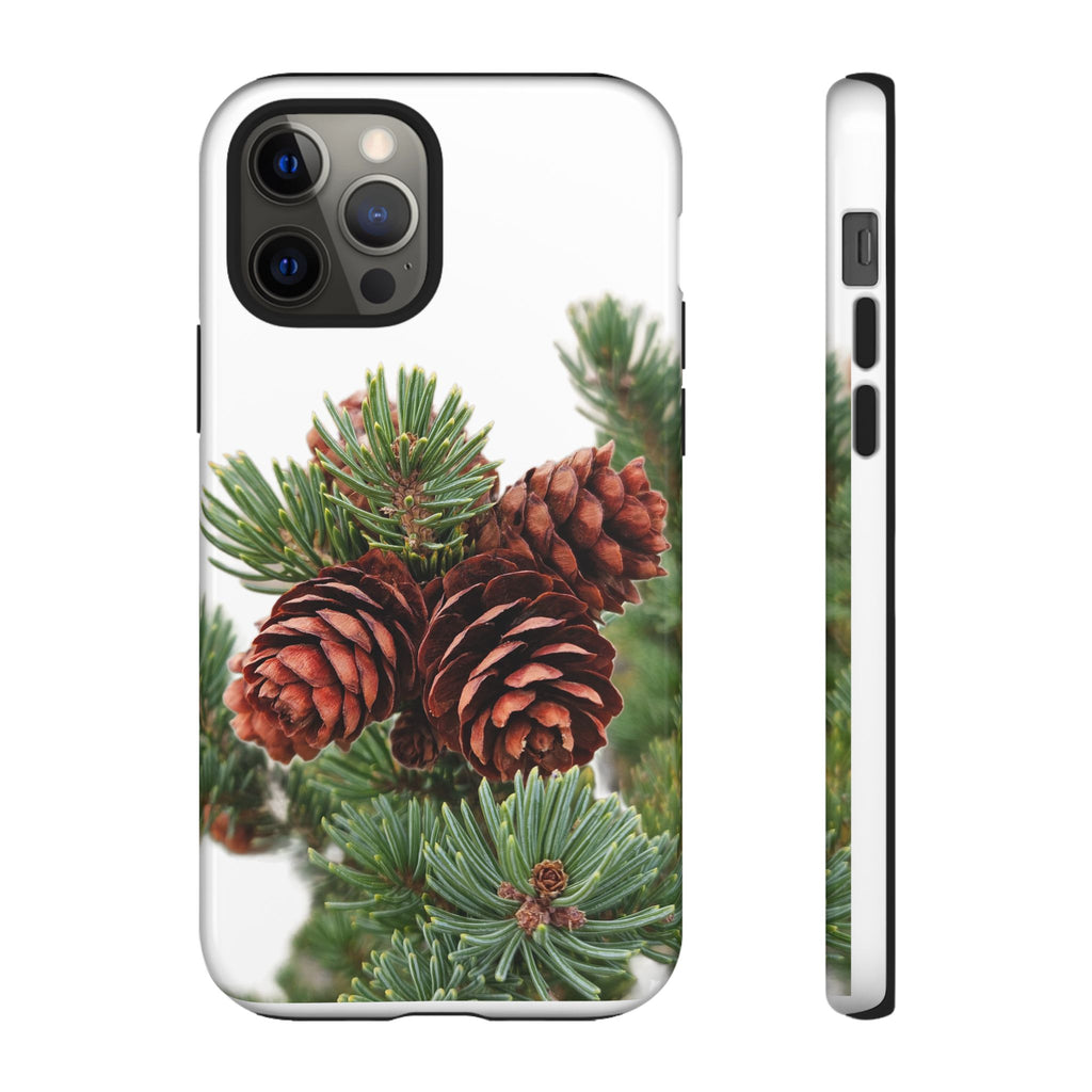 Pinecone Tough Phone Case — Protective Botanical Phone Cover