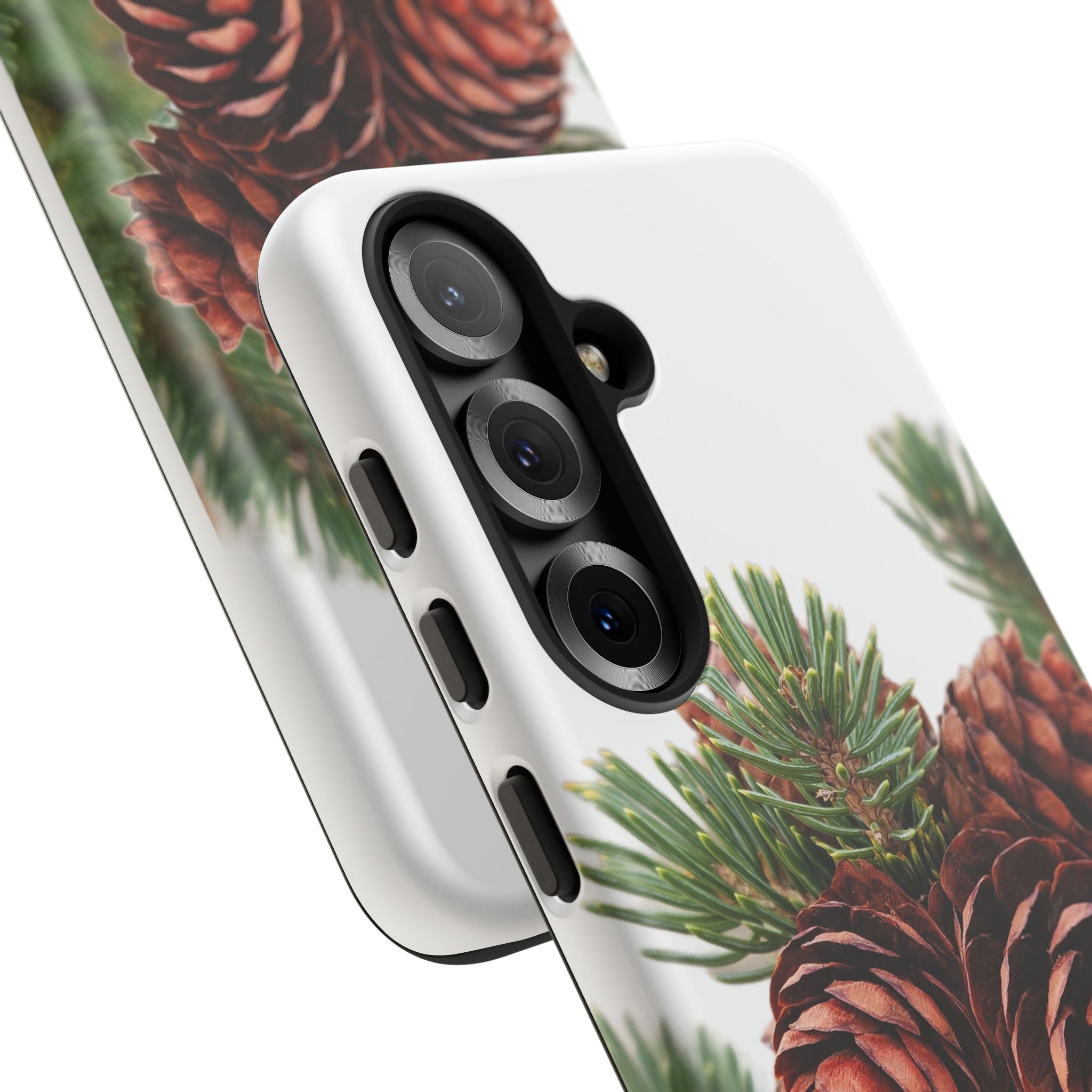 Pinecone Tough Phone Case — Protective Botanical Phone Cover