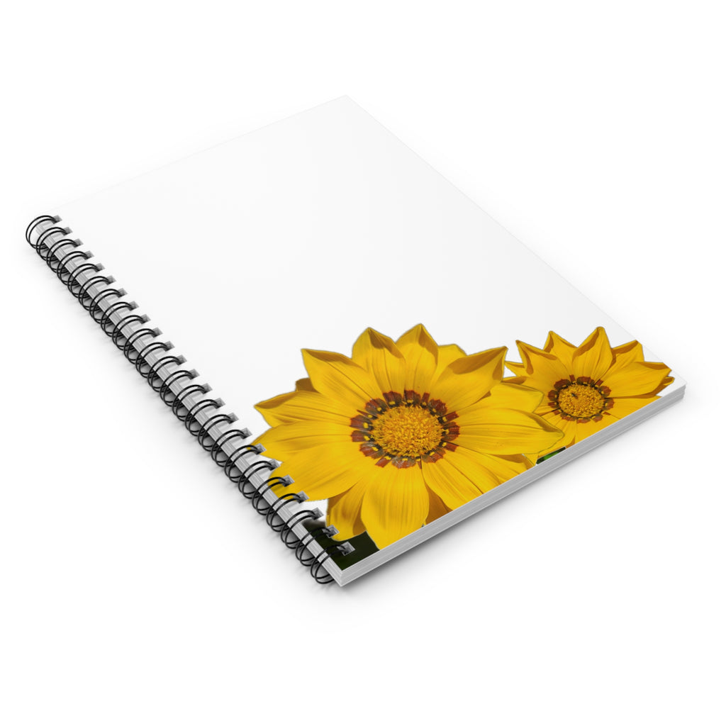 Sunflower Spiral Notebook — Ruled Journal for Notes & School
