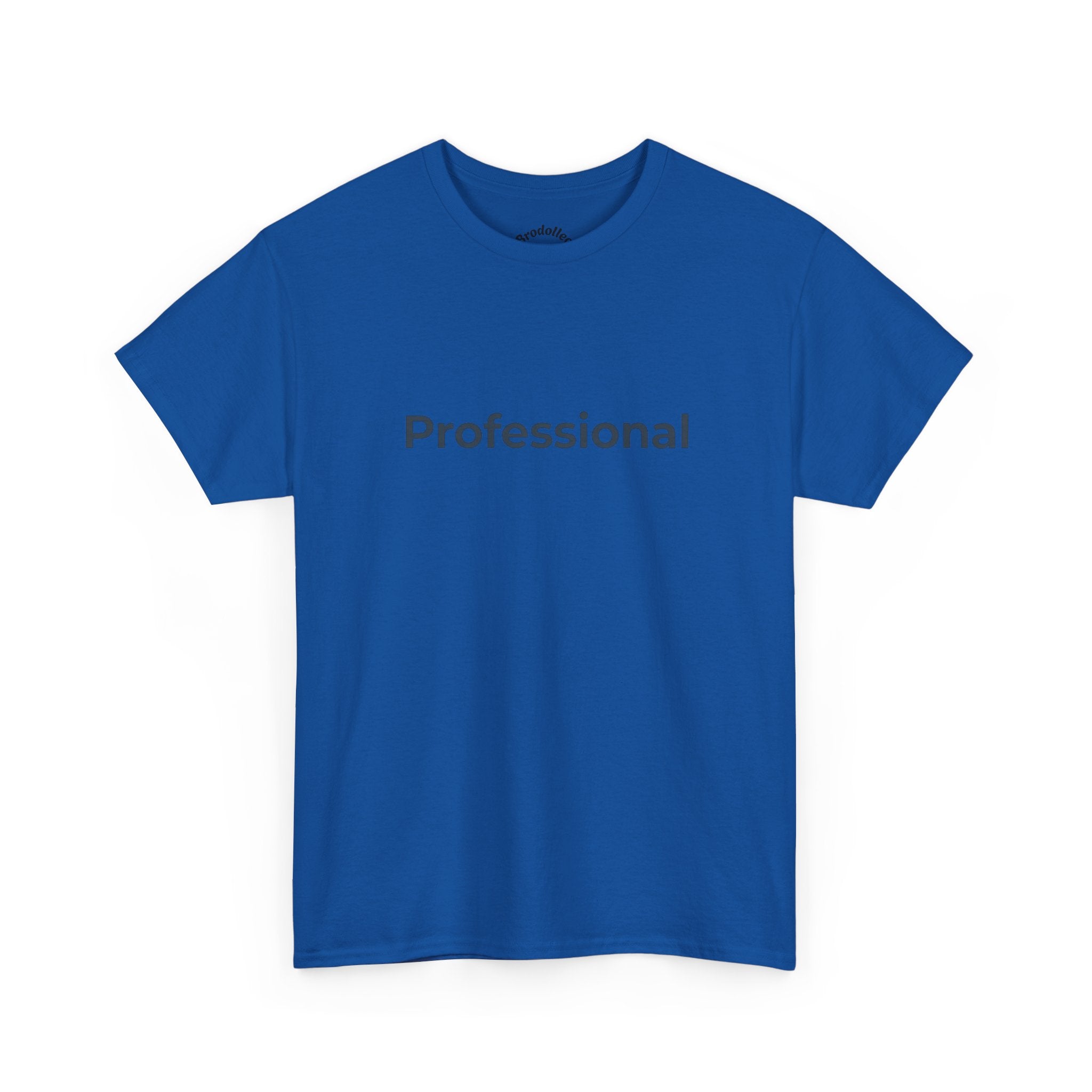 Professional T‑Shirt — Minimalist White Tee with 'Professional' Text