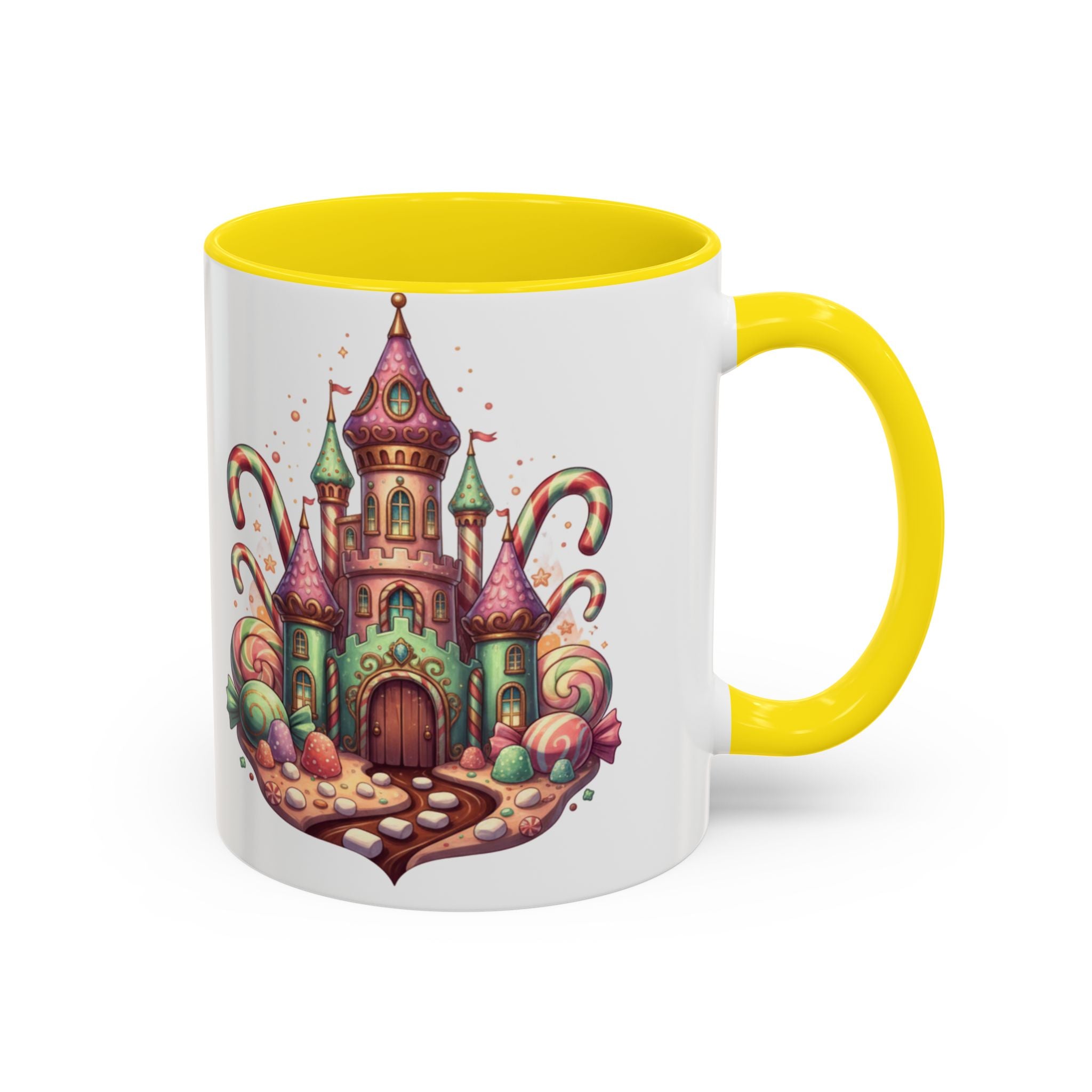 Candy Castle Coffee Mug — Whimsical Sweet Shoppe Accent Mug (11/15 oz)