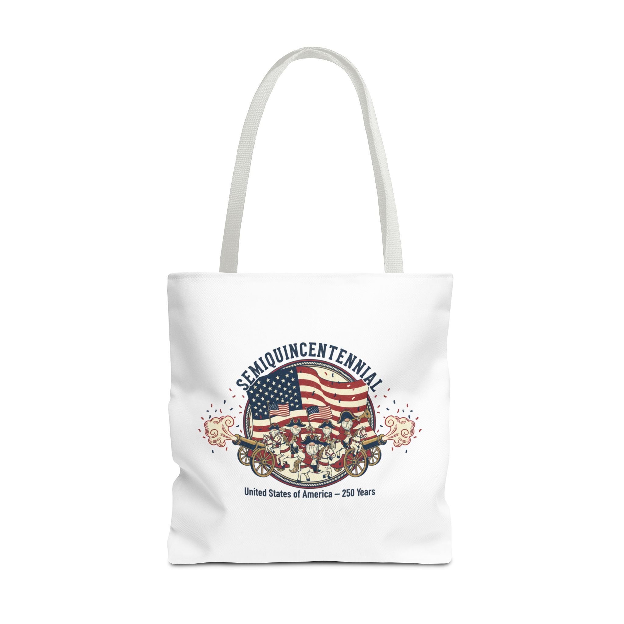 Semiquincentennial Tote Bag — USA 250 Years Flag & Celebration Design