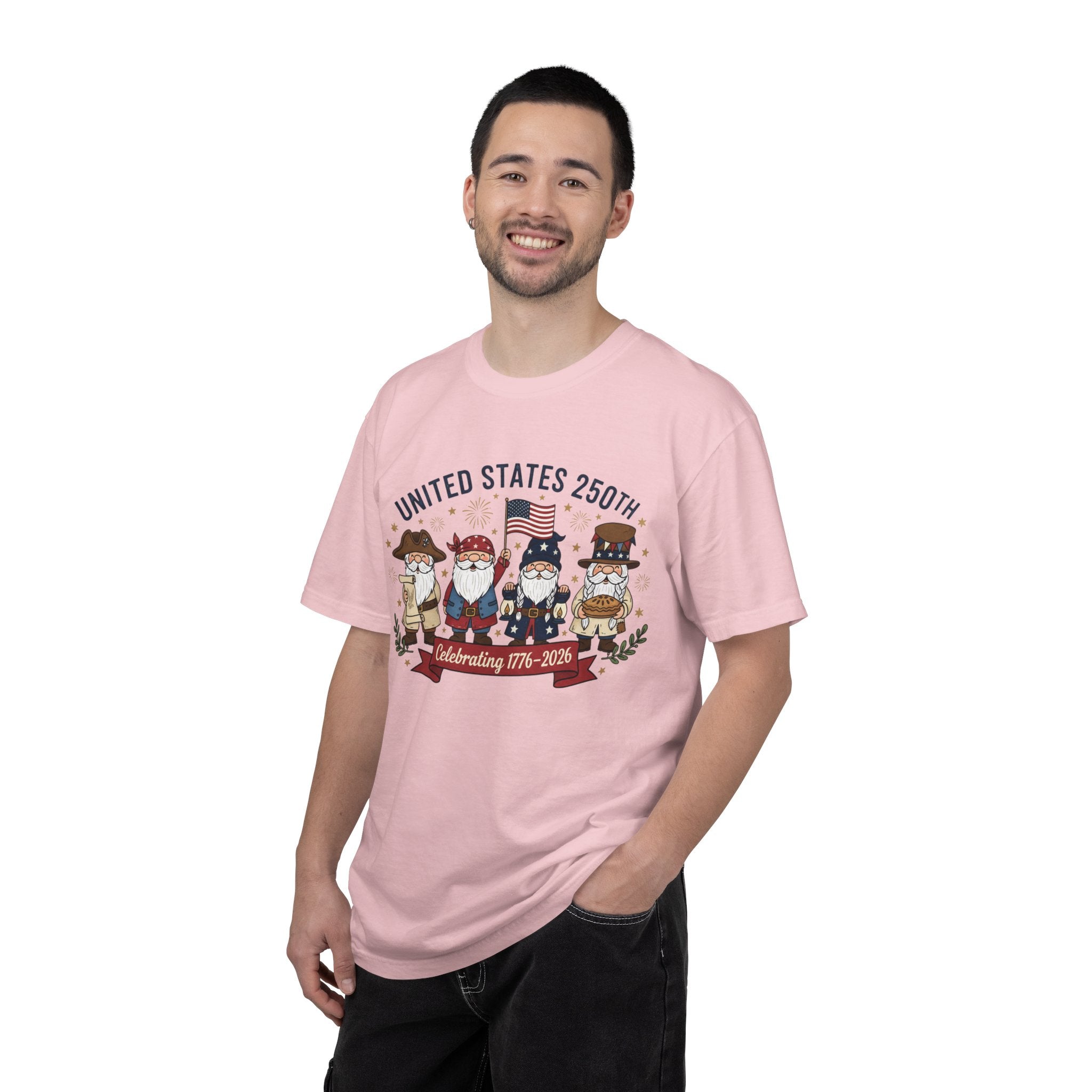 United States 250th Celebration T-shirt | Colonial Characters, 1776–2026