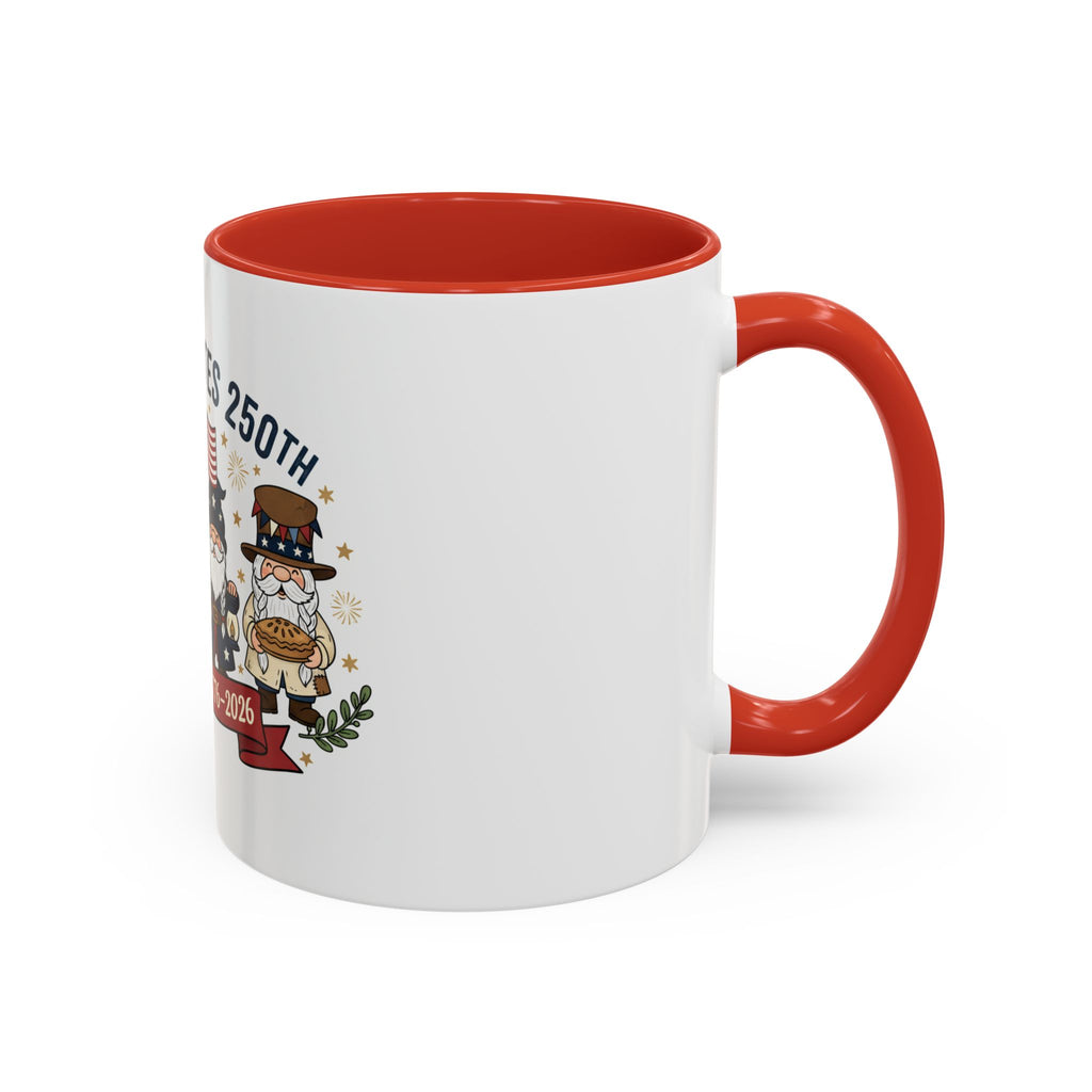 United States 250th Gnome Coffee Mug — Celebrating 1776–2026
