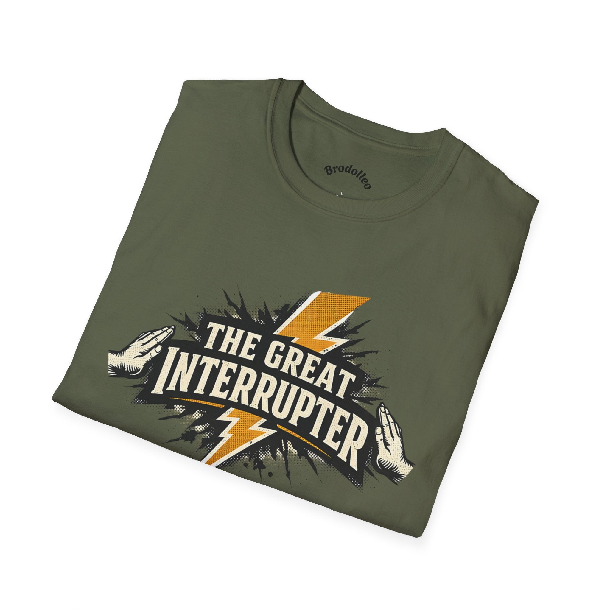 The Great Interrupter T-Shirt — Lightning Bolt Graphic Tee