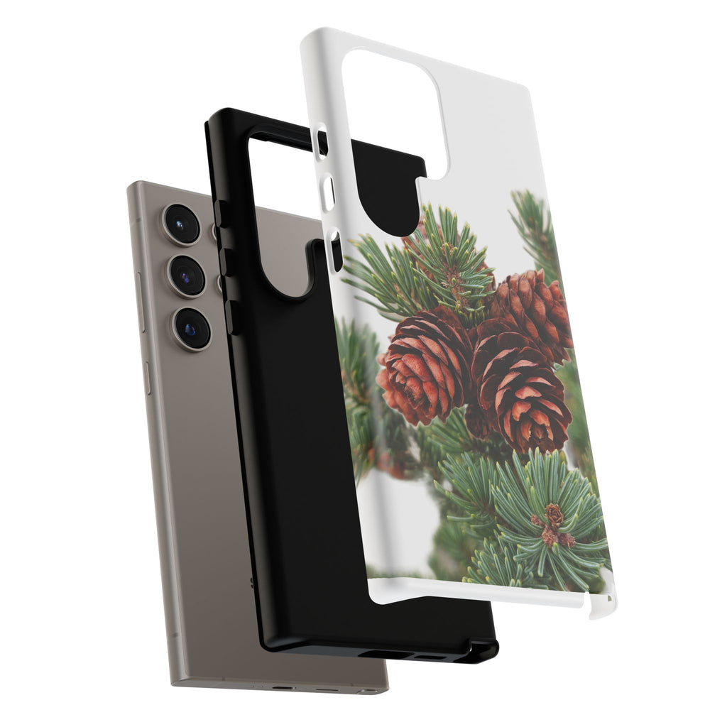 Pinecone Tough Phone Case — Protective Botanical Phone Cover