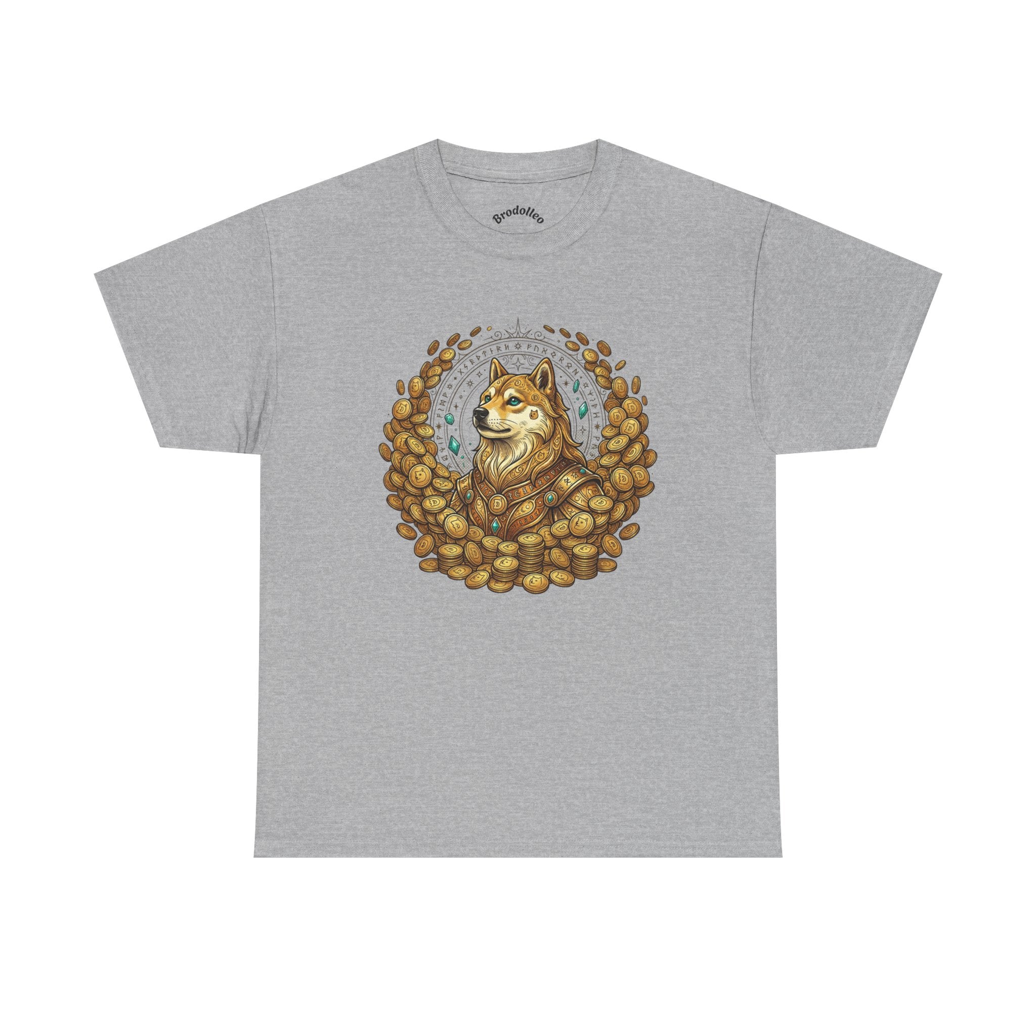 Shiba Inu Coffee Beans T‑Shirt — Cute Dog Cafe Tee