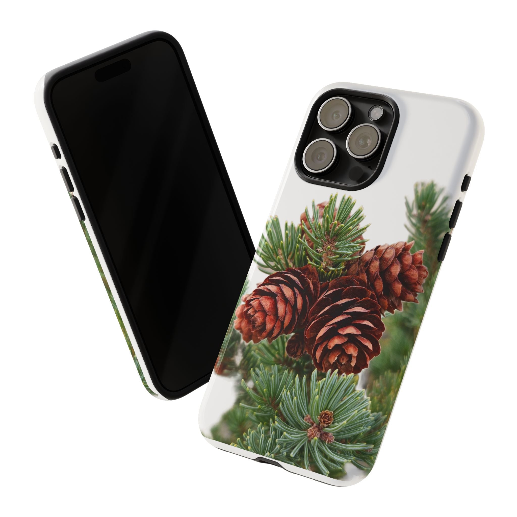 Pinecone Tough Phone Case — Protective Botanical Phone Cover