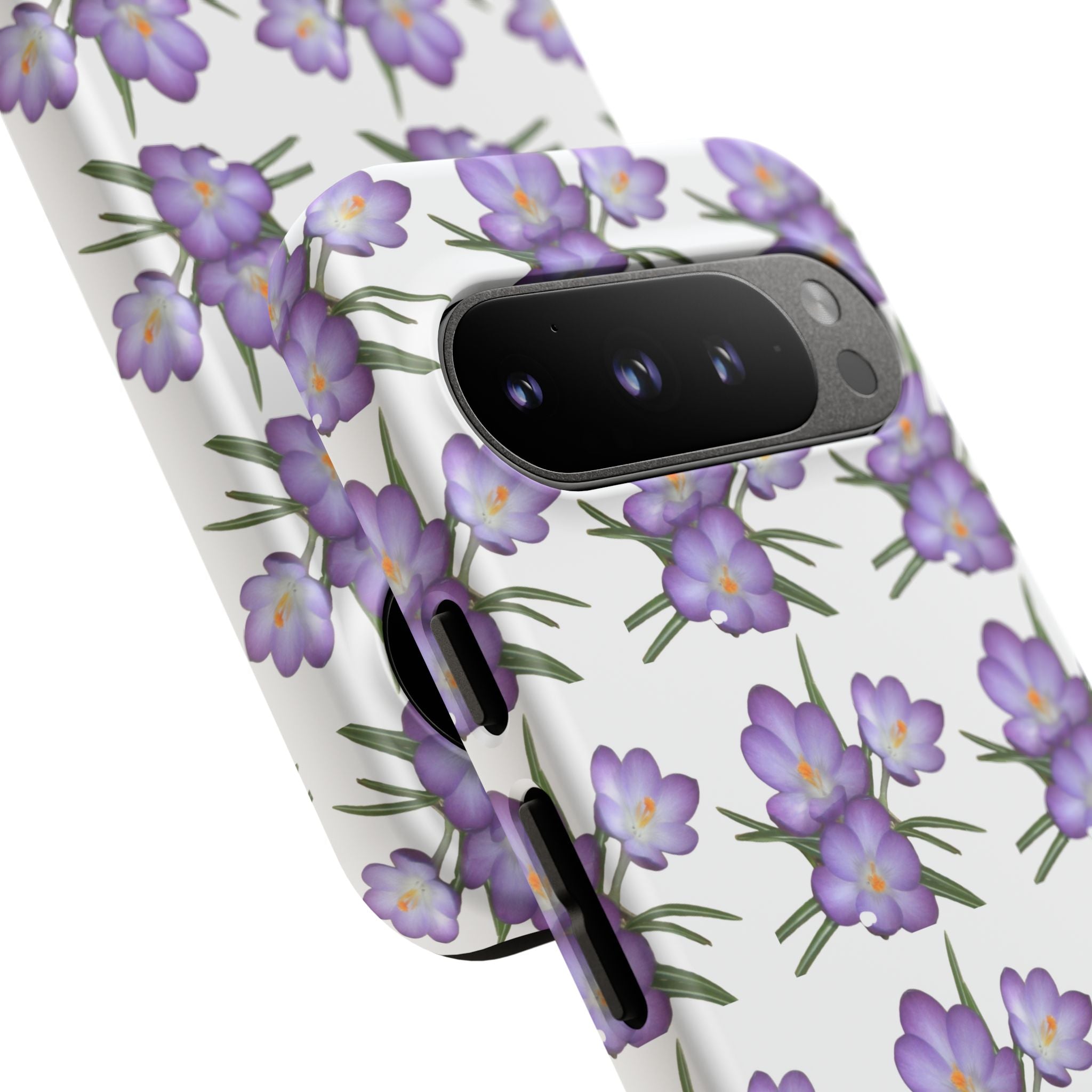 Tough Case — Purple Floral Phone Case
