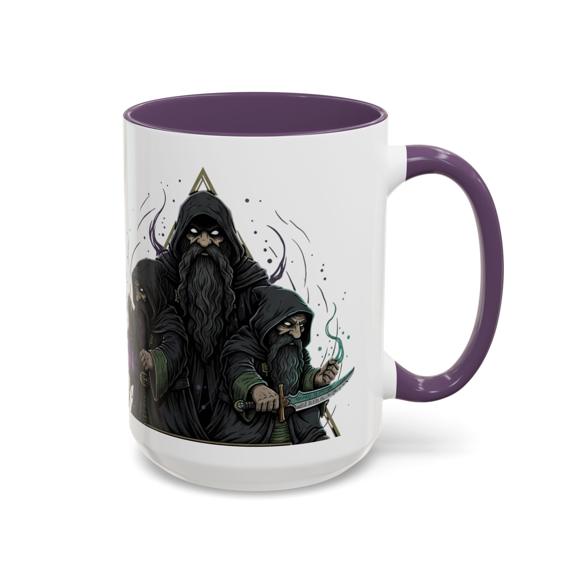 Grim Sorcerer Accent Coffee Mug – Witchy Wizard Magic 11/15oz