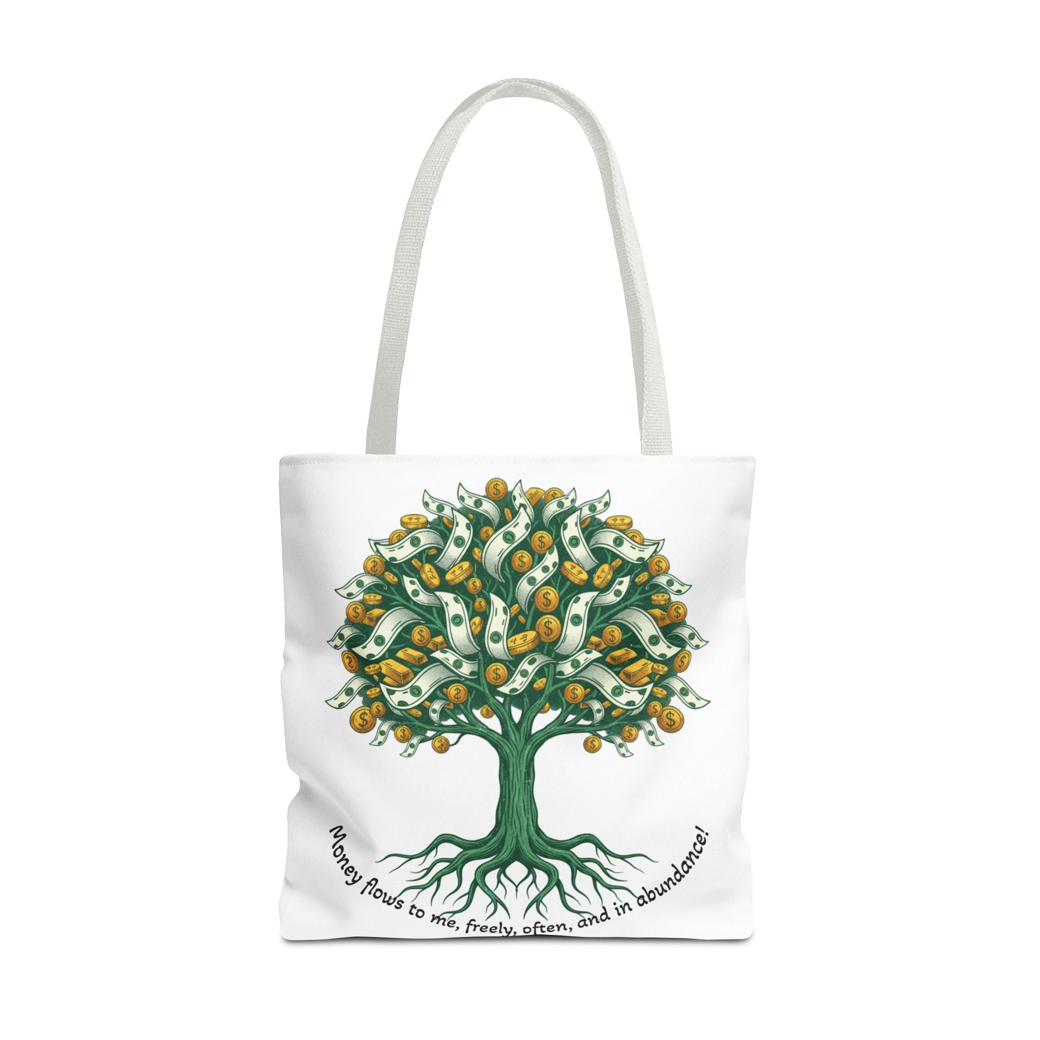 Money Tree Tote Bag — Illustrated Cash Tree Eco Shopper