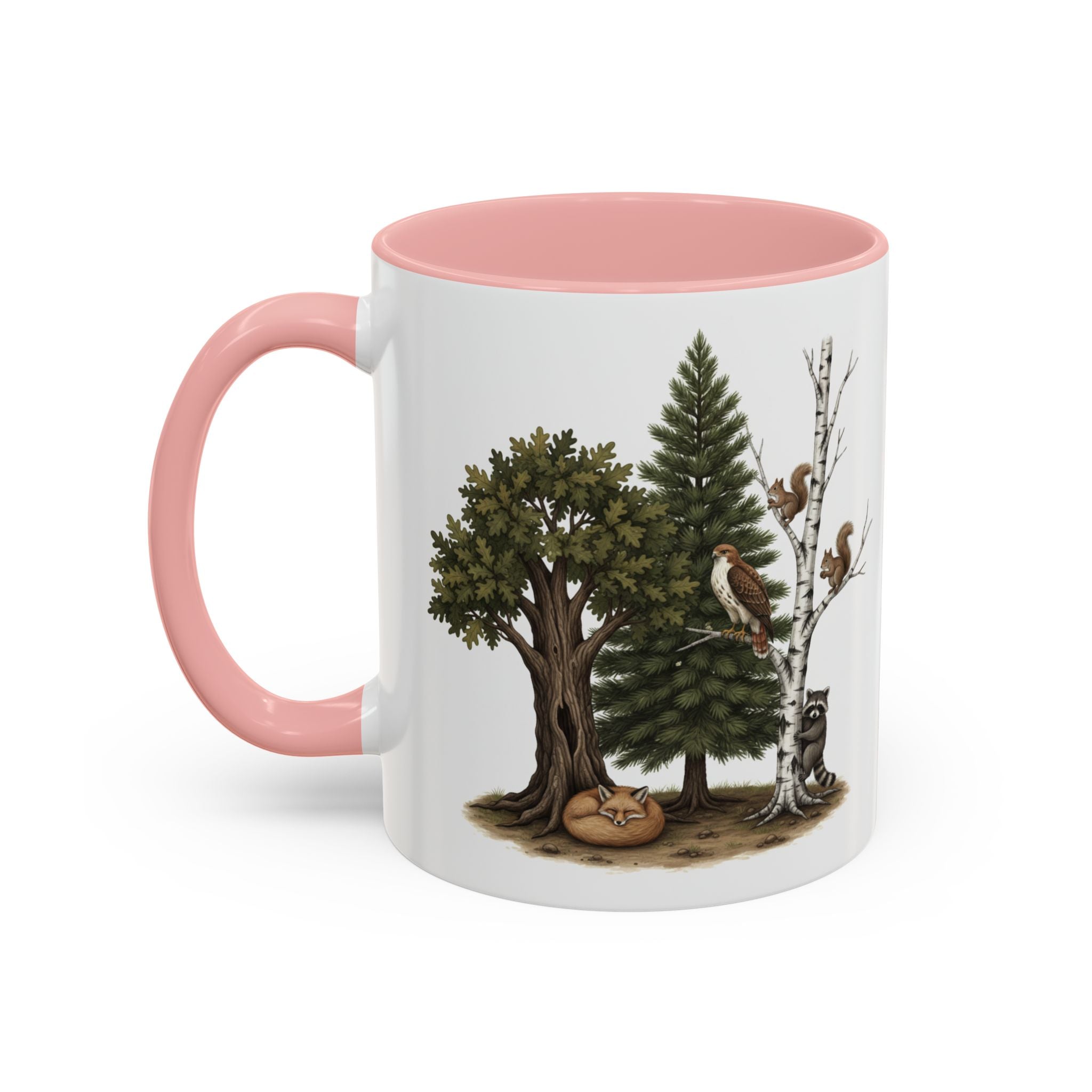 Get Outside! Nature Coffee Mug — Woodland Animals Accent Mug