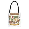 Garden Gnome Tote Bag - "Garden For Health" Cute Eco Shopper