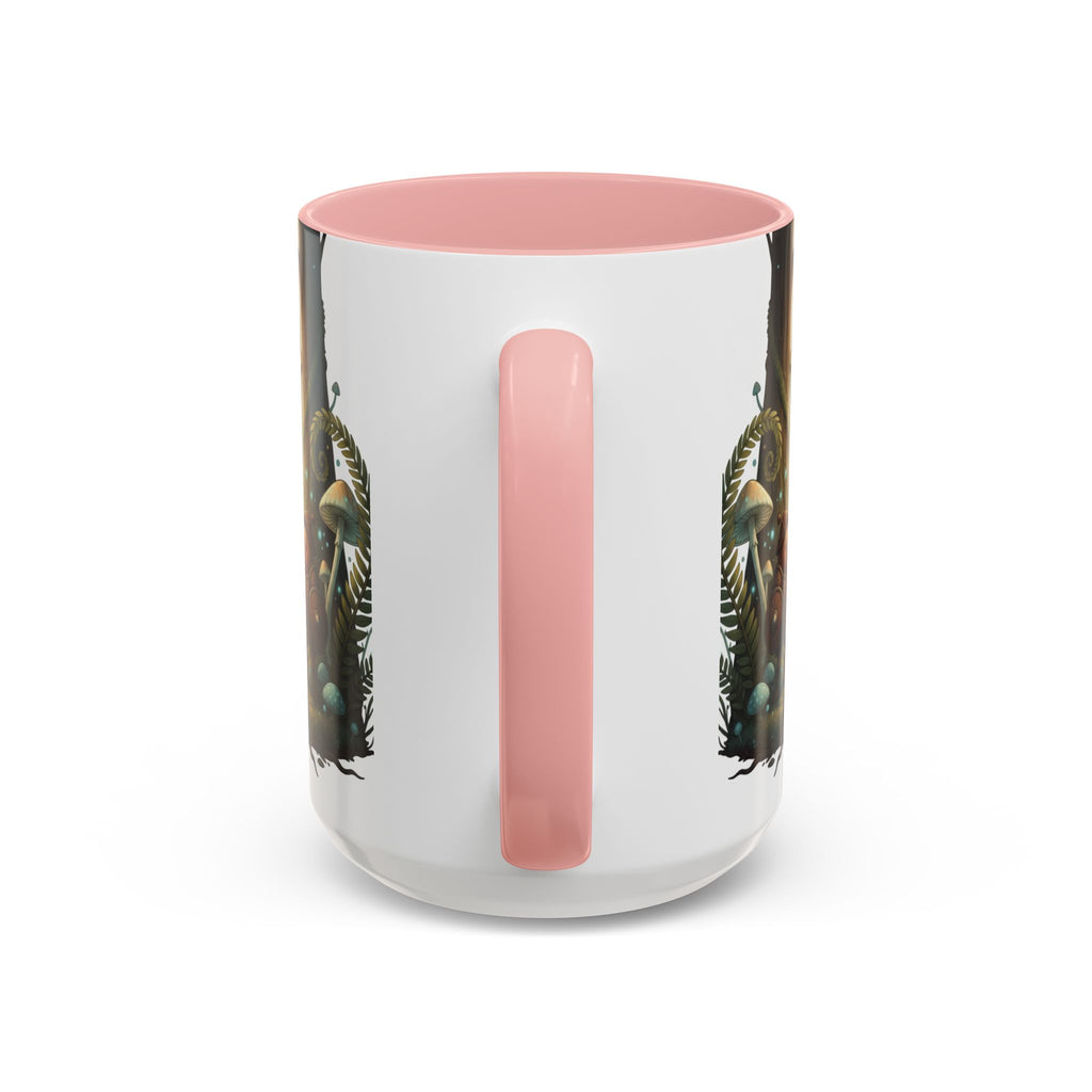 Whimsical Forest Mushroom Mug — Cute Woodland Gnome Coffee Cup