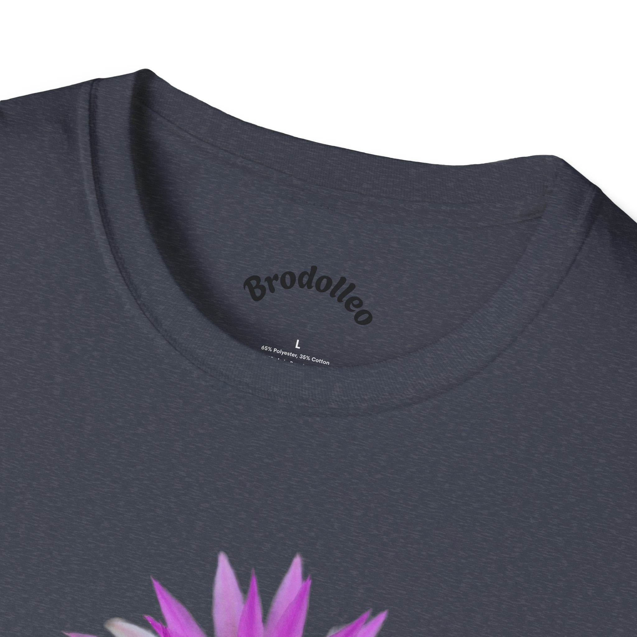 Purple Cactus Flower T-Shirt — Vibrant Desert Bloom Tee