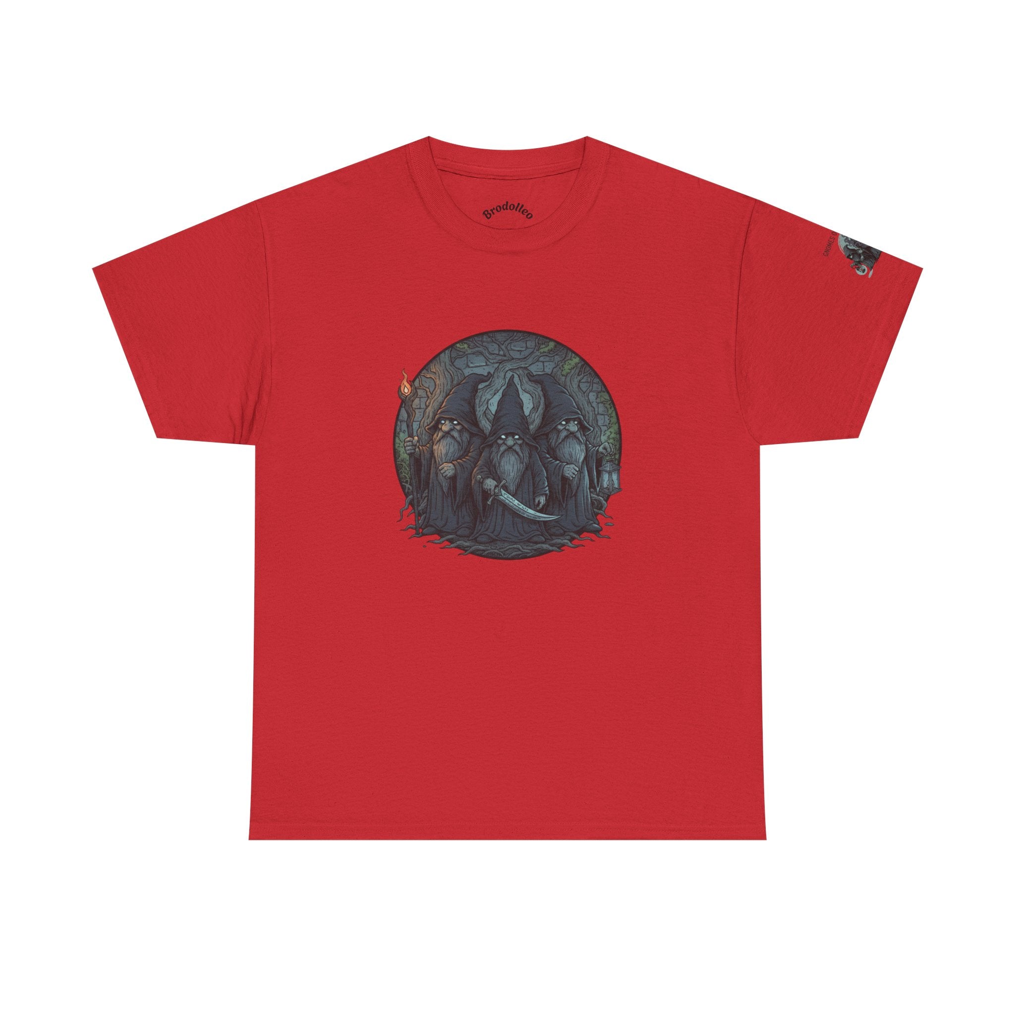 Mystic Forest Wolves T-Shirt — Moonlit Wolf Circle Graphic Tee