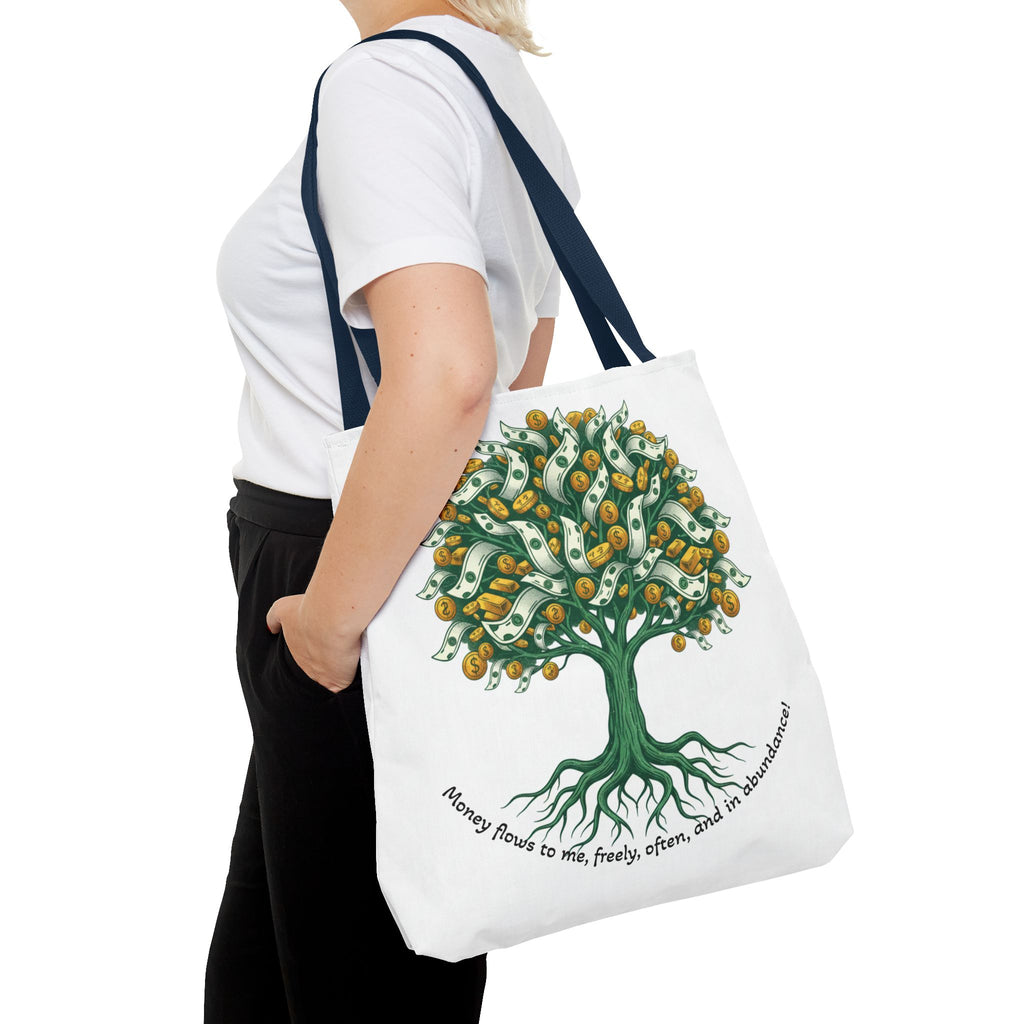Money Tree Tote Bag — Illustrated Cash Tree Eco Shopper