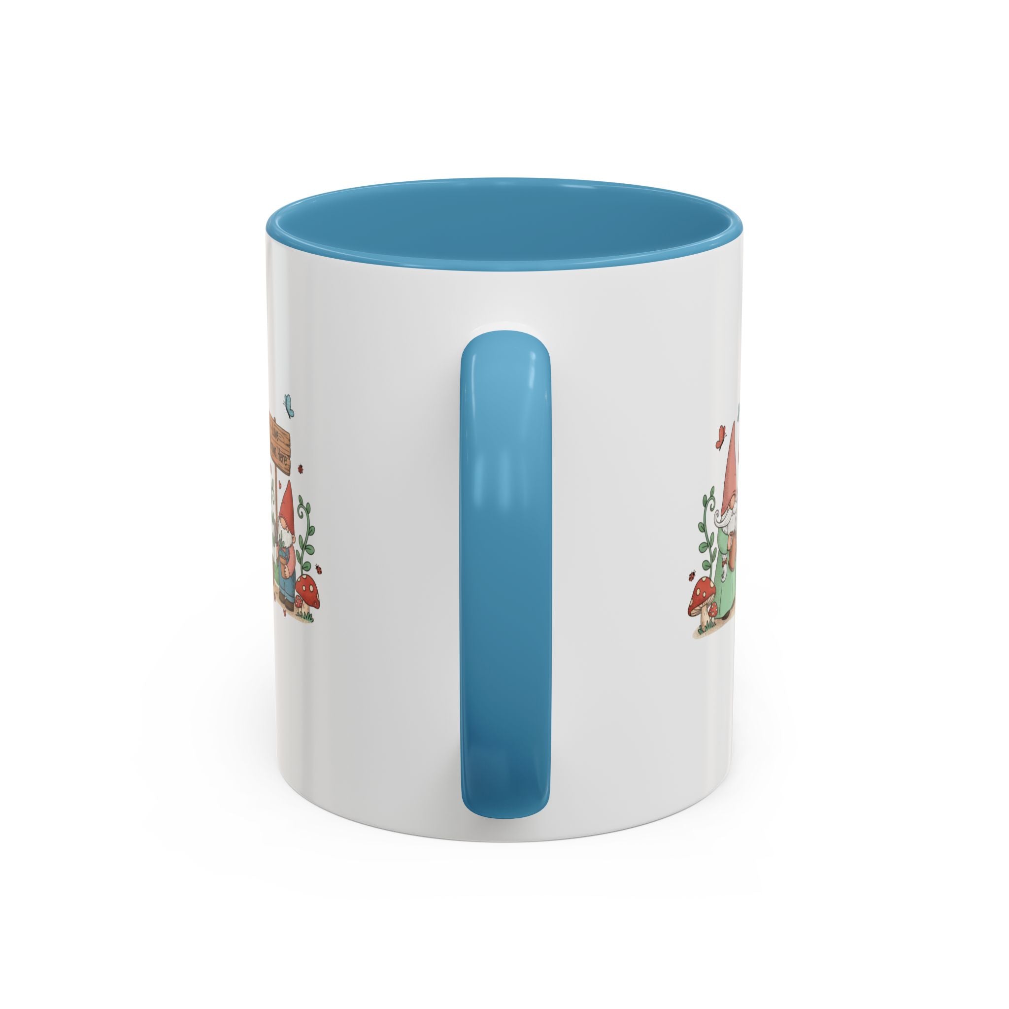 Gnome Garden Coffee Mug — Cute ‘Love Grows Here’ Accent Mug